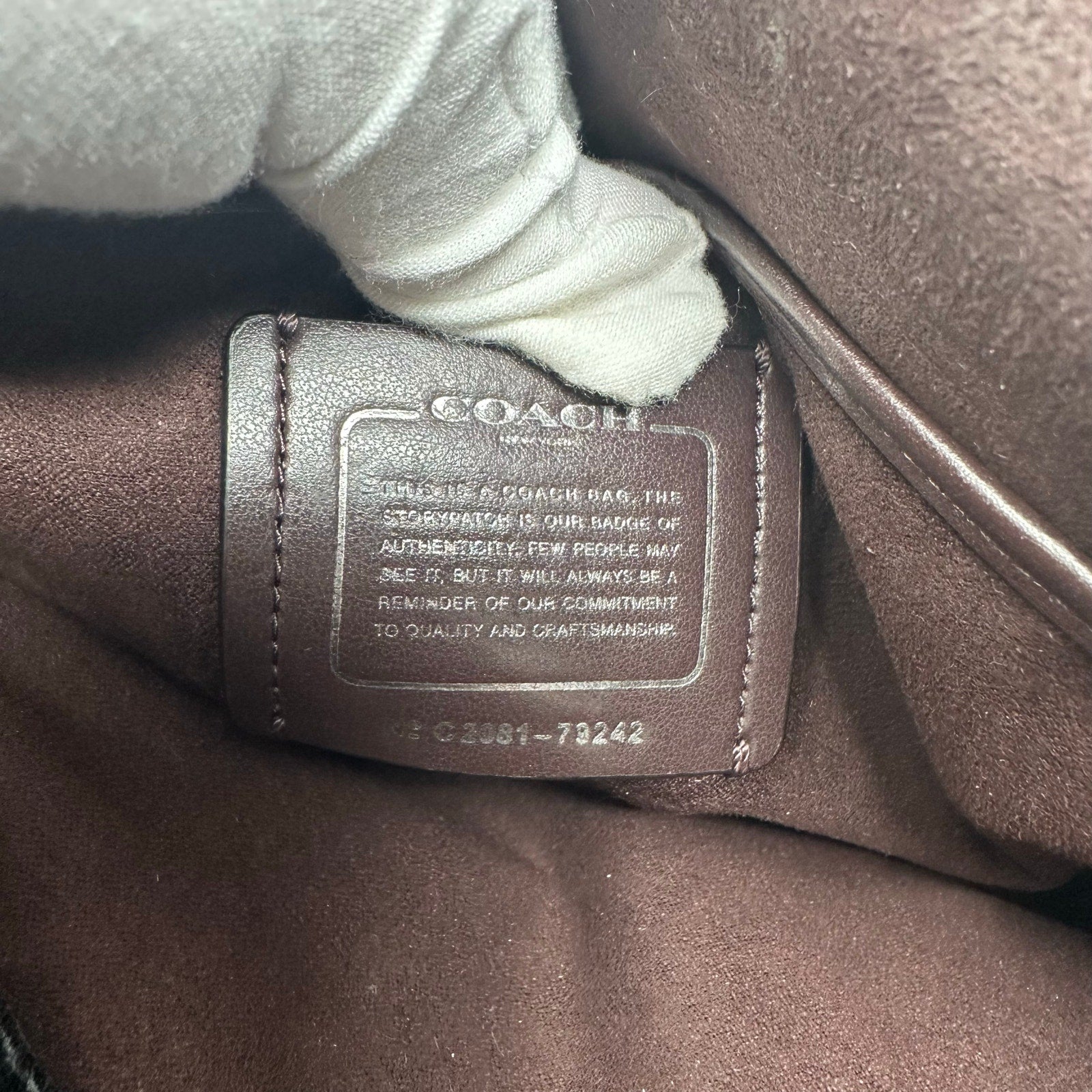 Coach Vintage Melody 29 Quilted Leather Shoulder Bag Crossbody Black