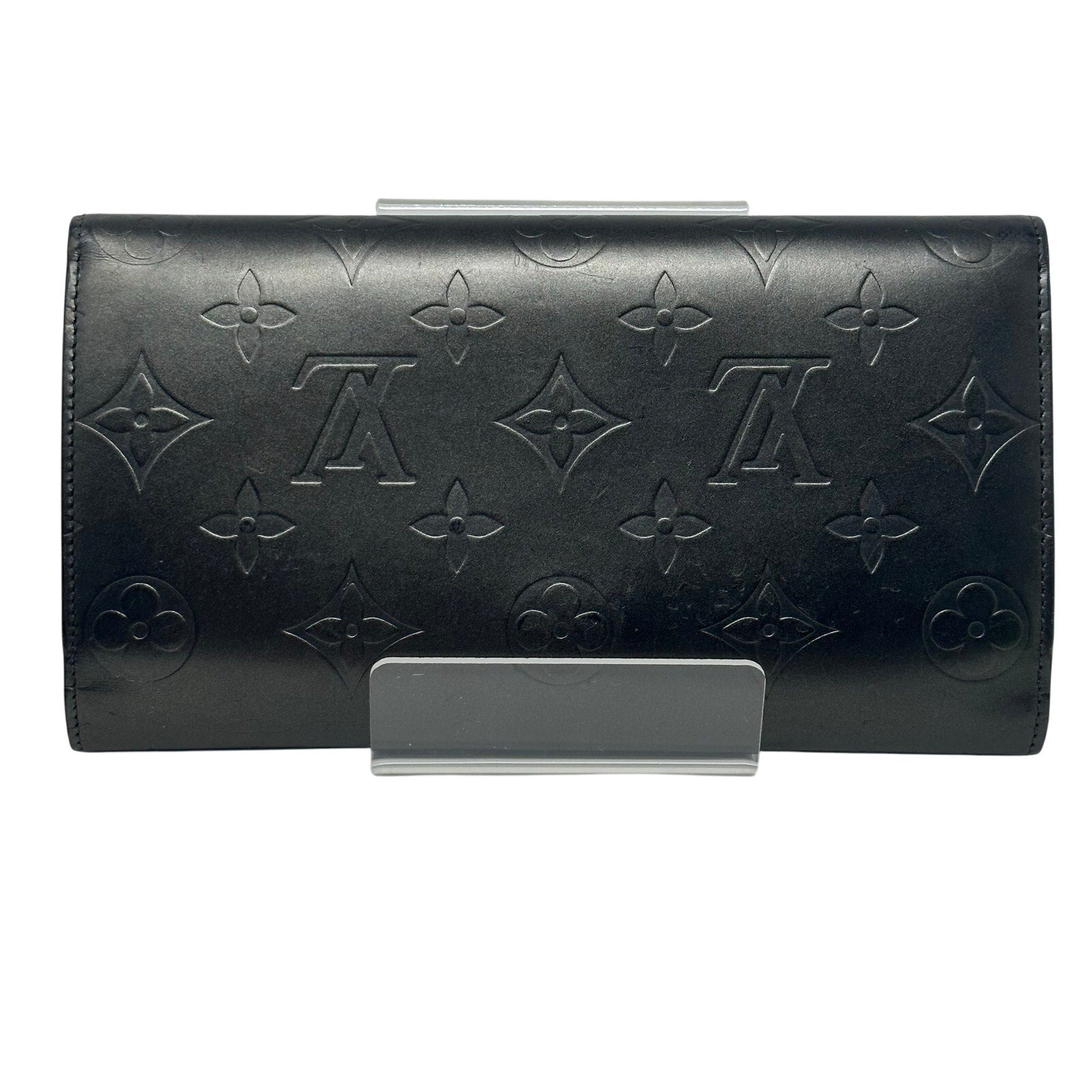 Louis Vuitton LV Vernis Mat Navy Porte Tresor International Wallet