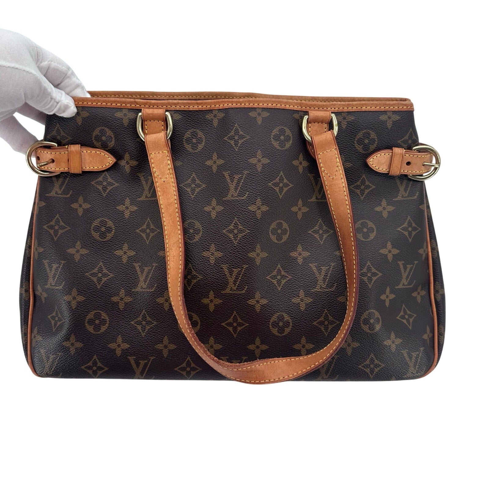 Louis Vuitton LV Monogram Batignolles Shoulder Bag Purse