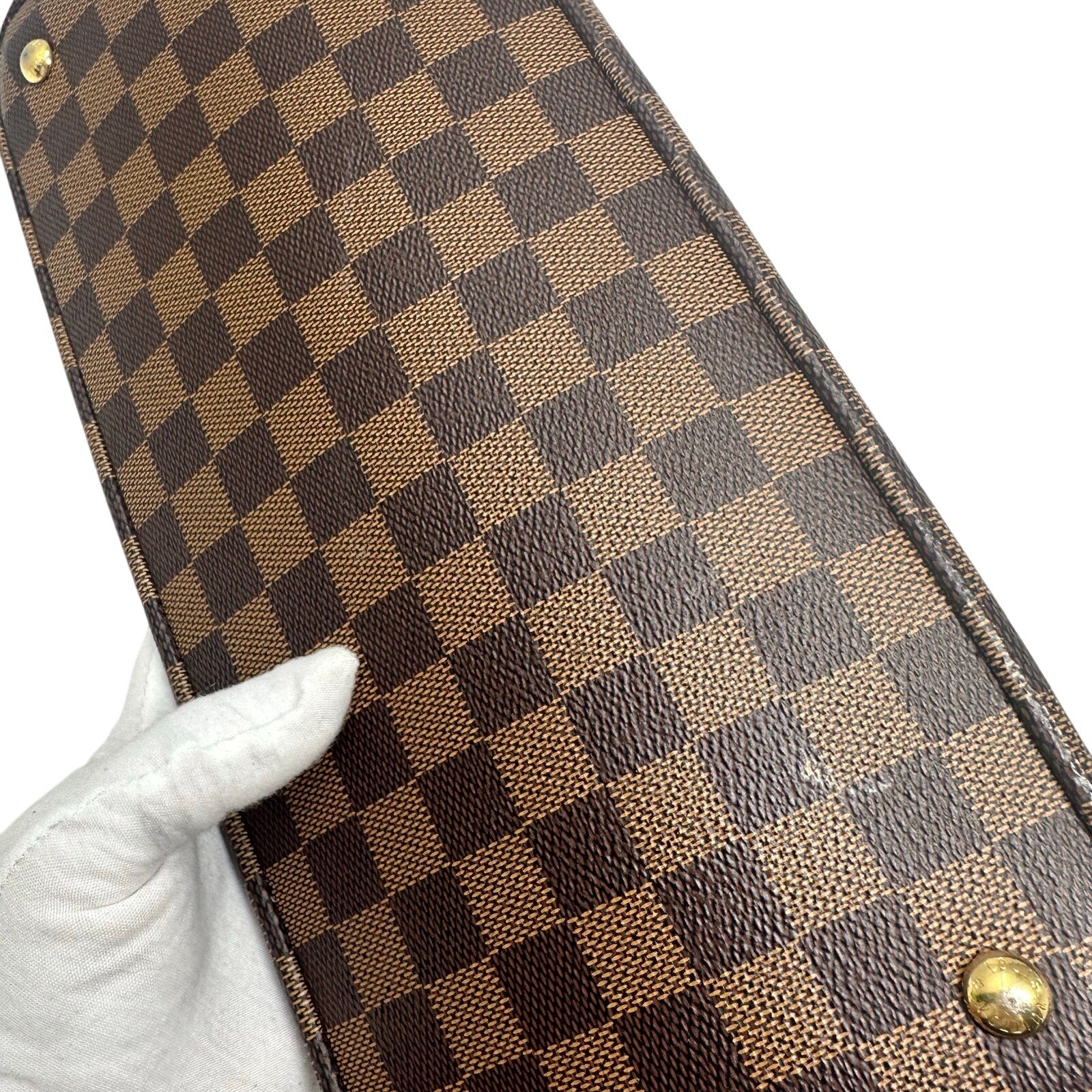 Louis Vuitton LV Damier Ebene Kensington handbag Purse