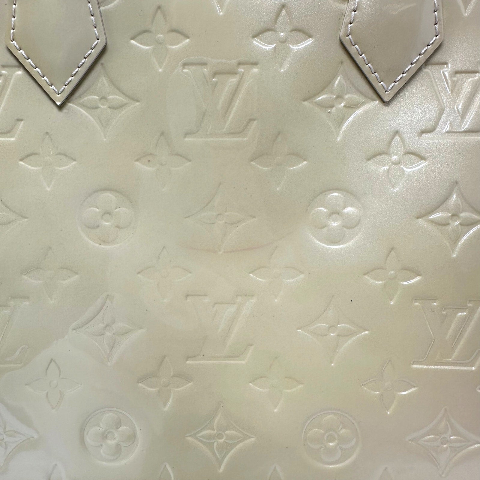 Louis Vuitton LV Monogram Vernis Alma PM Butter Yellow