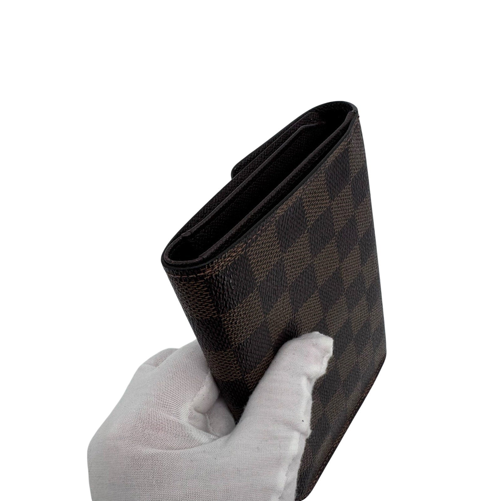 Louis Vuitton LV Damier Ebene Porte Tresor Etui Papie International Wallet