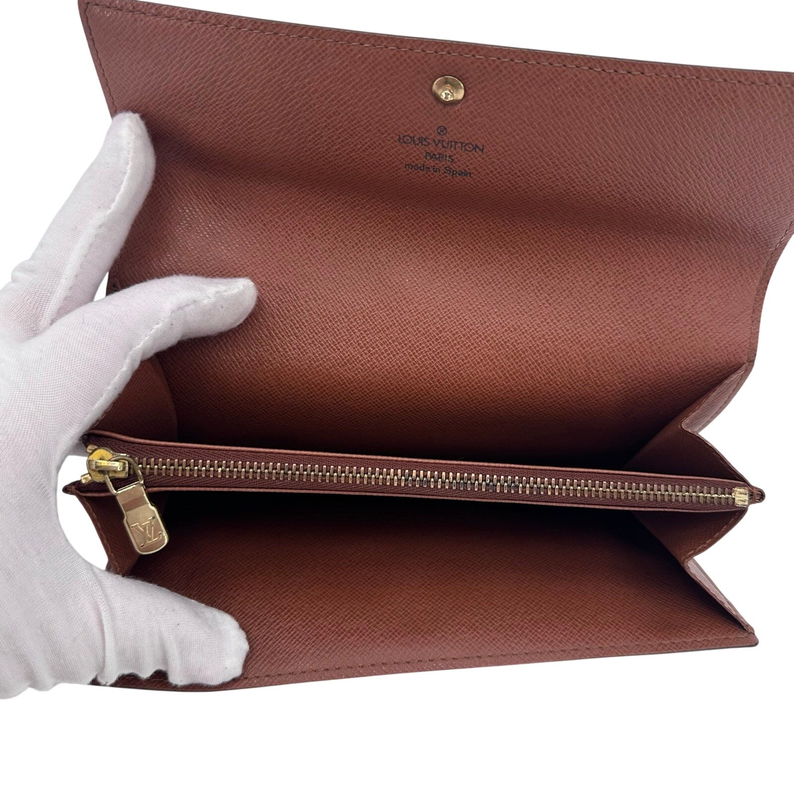 Louis Vuitton LV Monogram Long Sarah Wallet