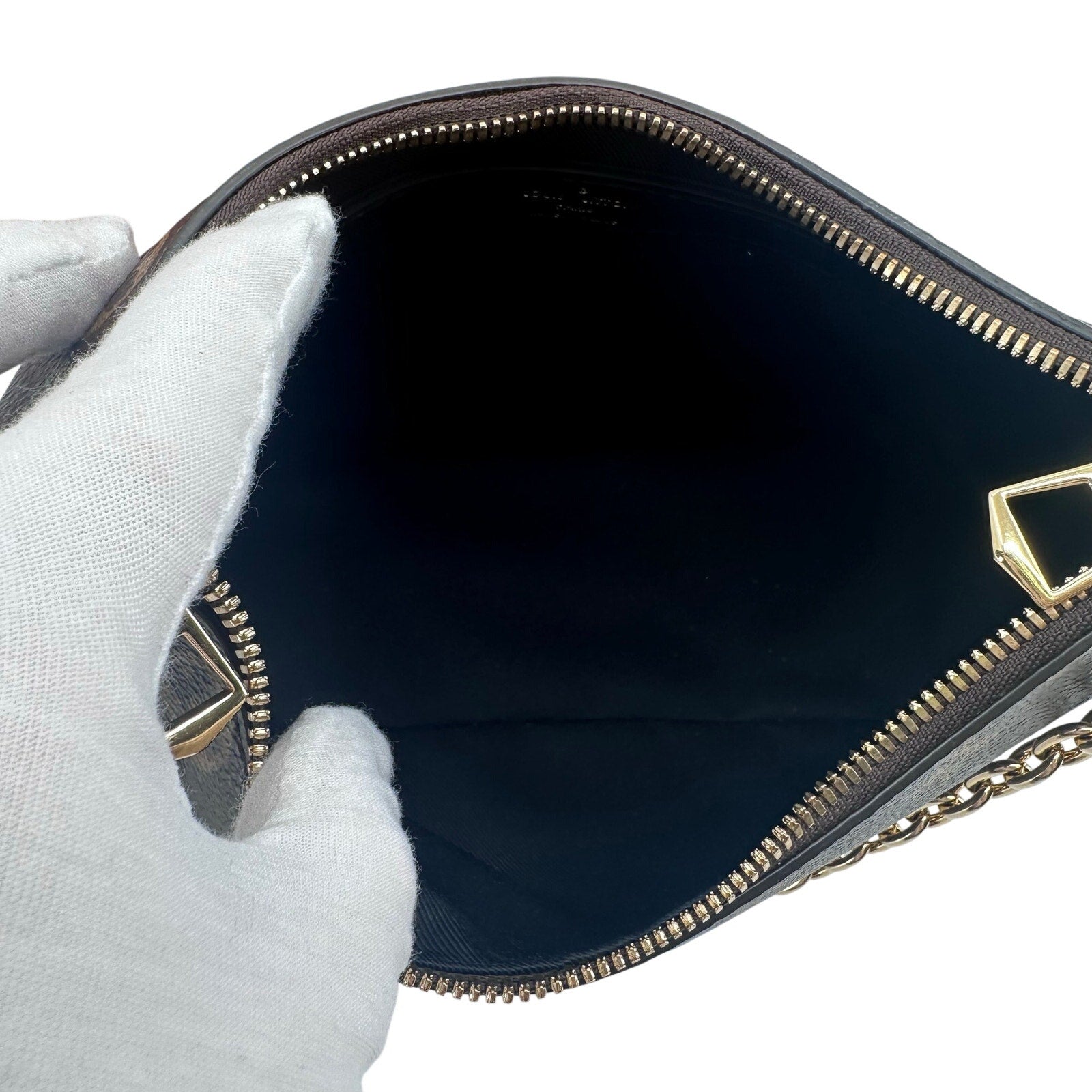 Louis Vuitton LV Monogram Boulogne NM MNG Noir Trim Crossbody Shoulder Bag