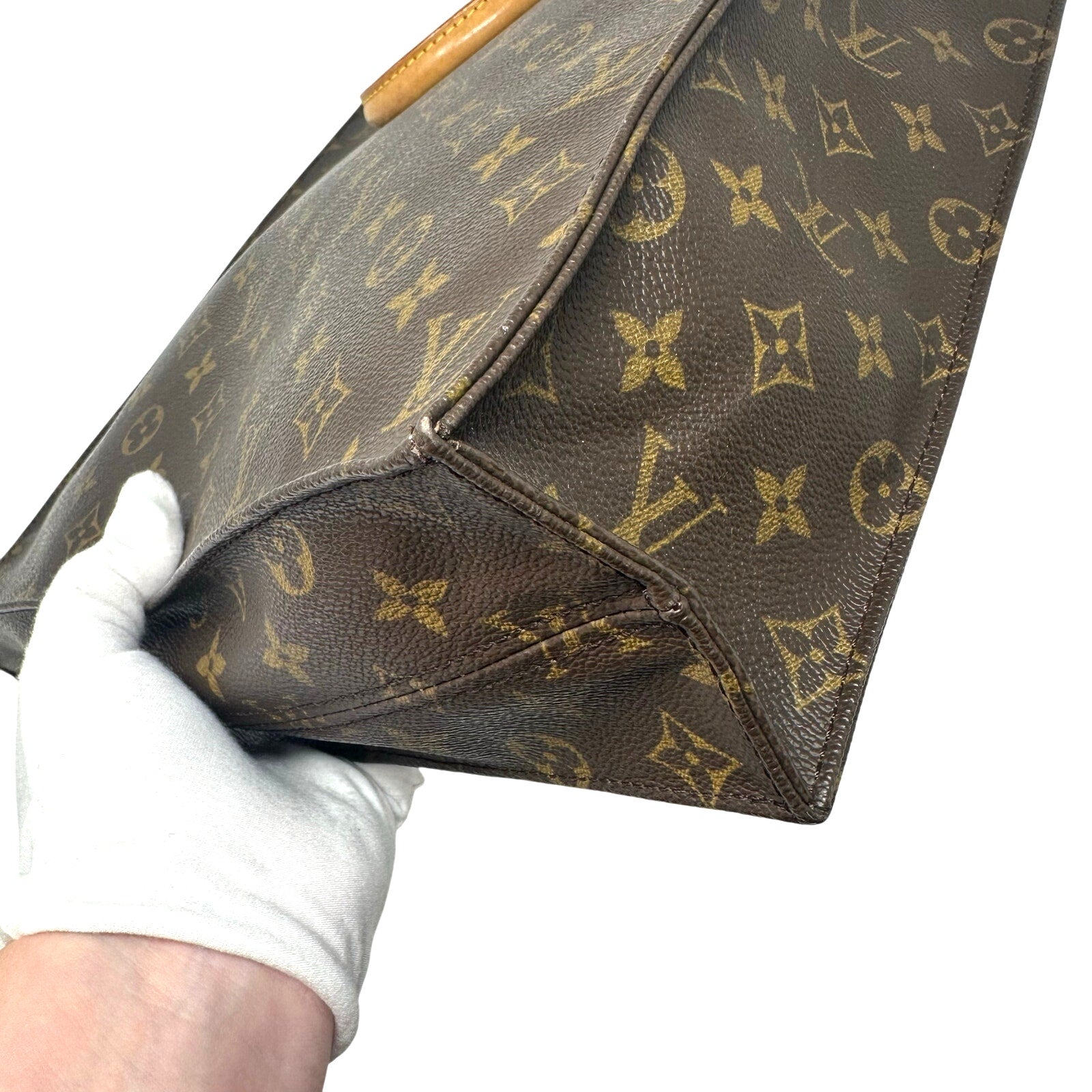 Louis Vuitton LV Monogram Sac Plat Tote Bag