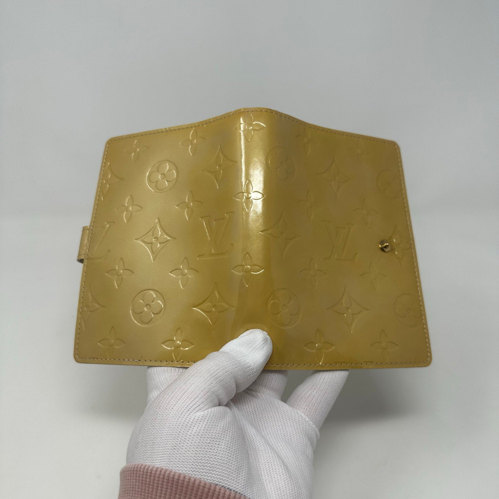 Louis Vuitton LV Agenda PM Cover Vernis Yellow