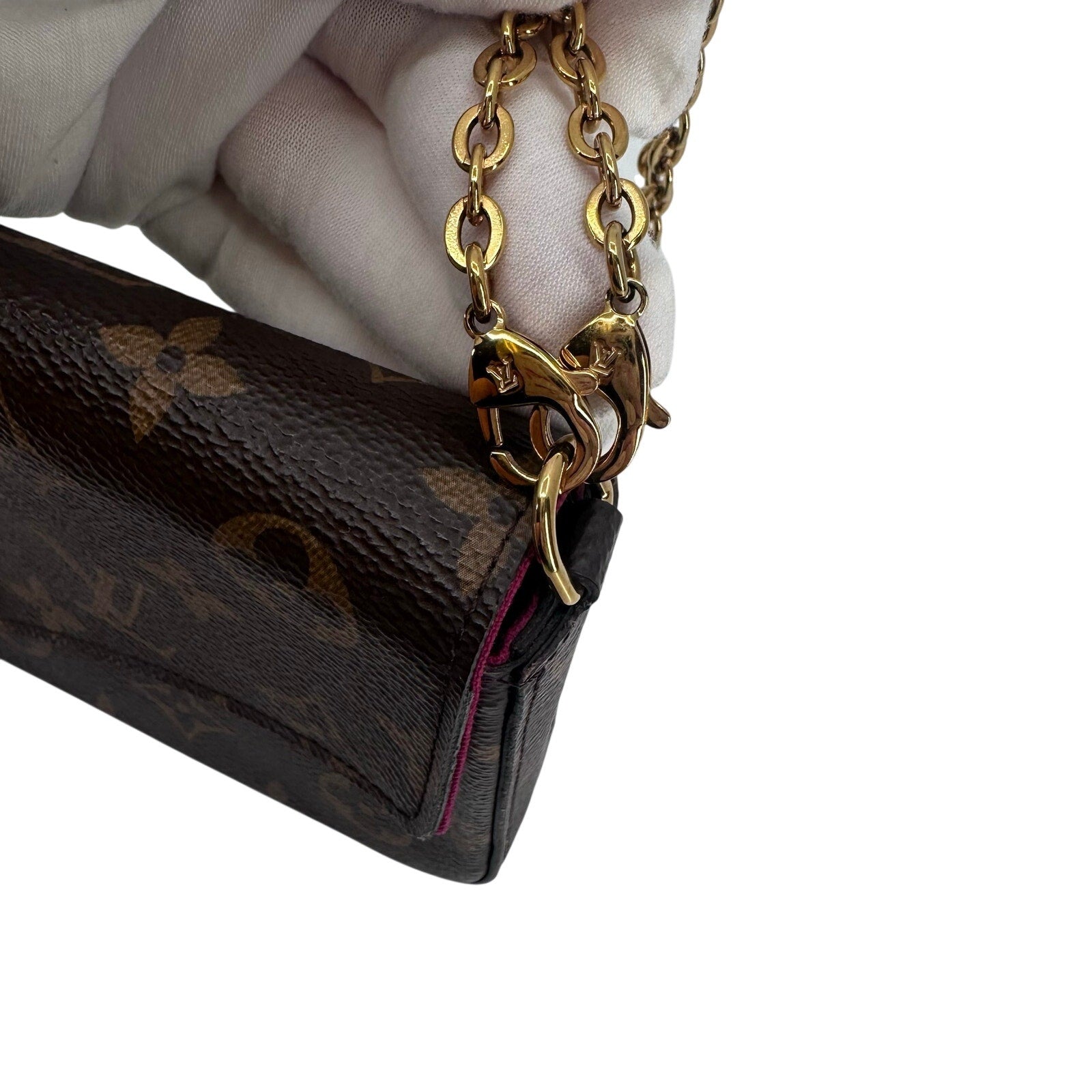 Louis Vuitton LV Monogram Felicie Pochette Crossbody Bag Full Inclusion