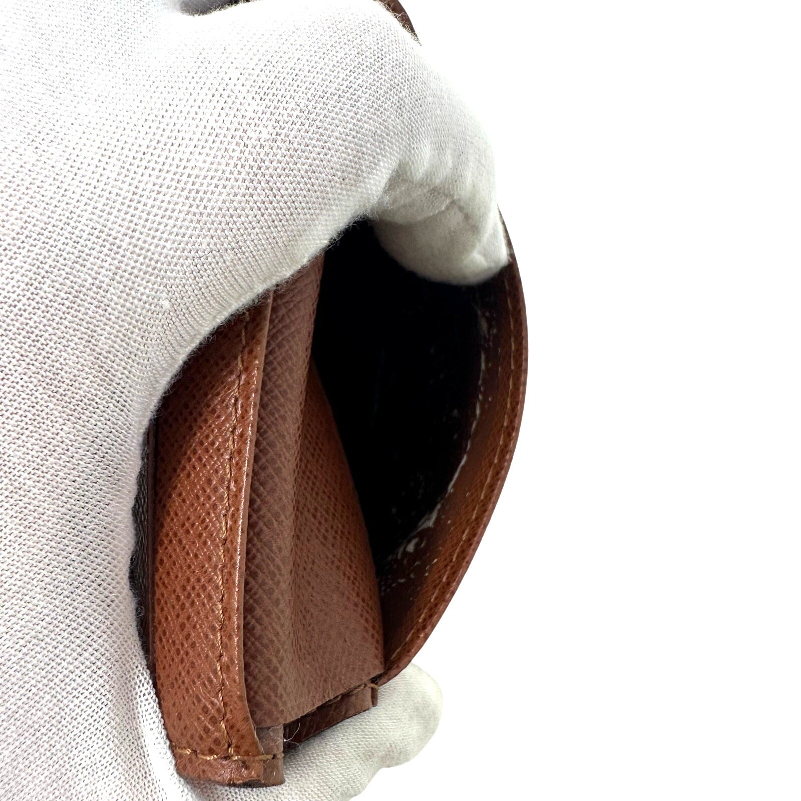 Louis Vuitton LV Monogram Slim Profile Bifold Wallet Card Holder