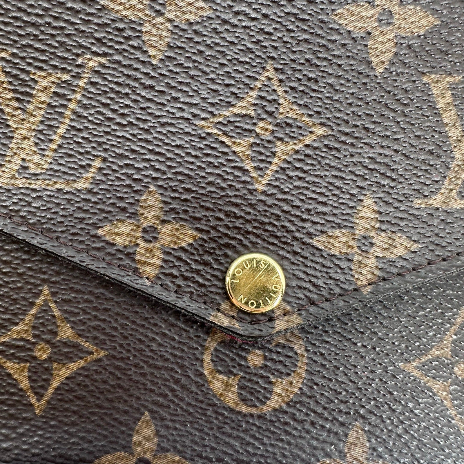 Louis Vuitton LV Monogram Felicie Pochette Crossbody Bag Full Inclusion