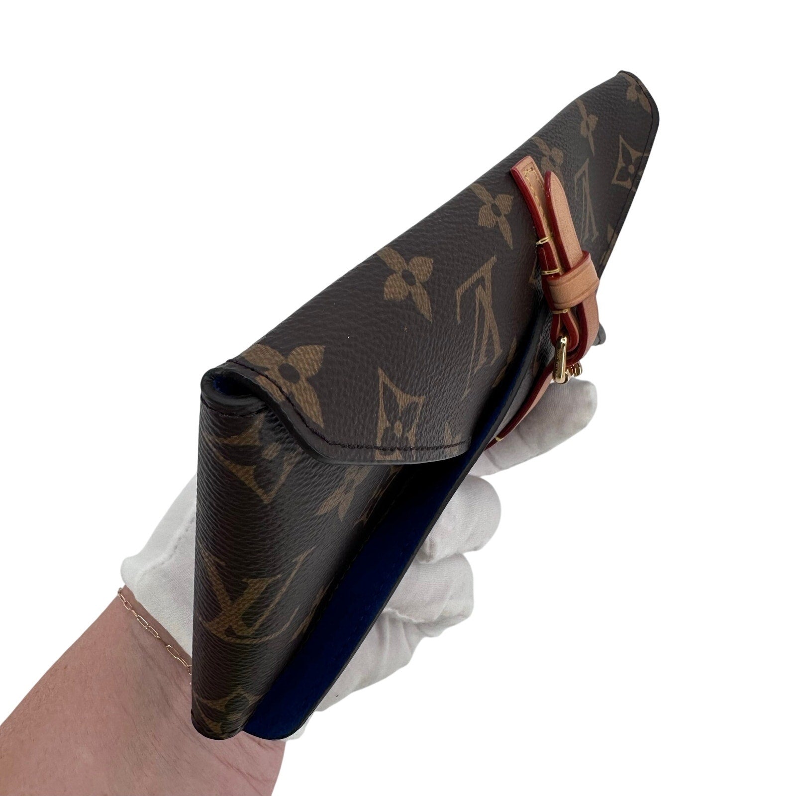 Louis Vuitton LV Monogram Metallic MNG Straw Pouch Set