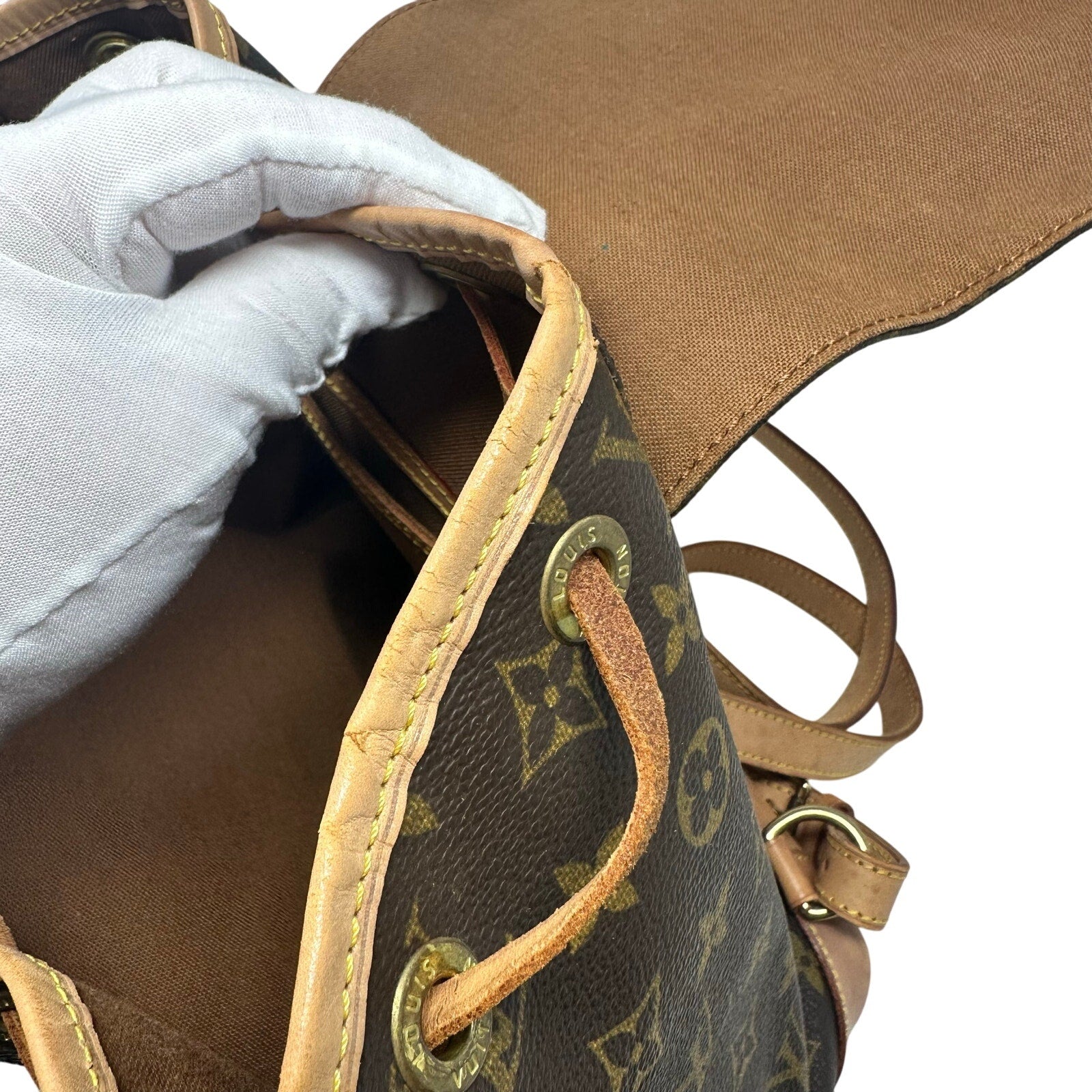 Louis Vuitton LV Monogram Montsouris MM Small Backpack