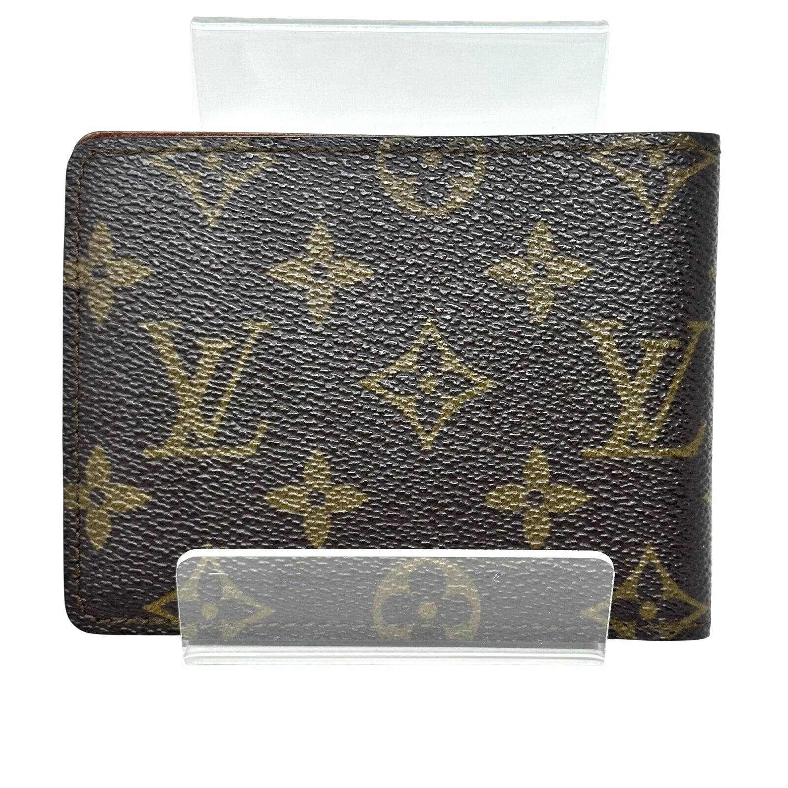 Louis Vuitton LV Monogram Crossover Style Bifold Wallet