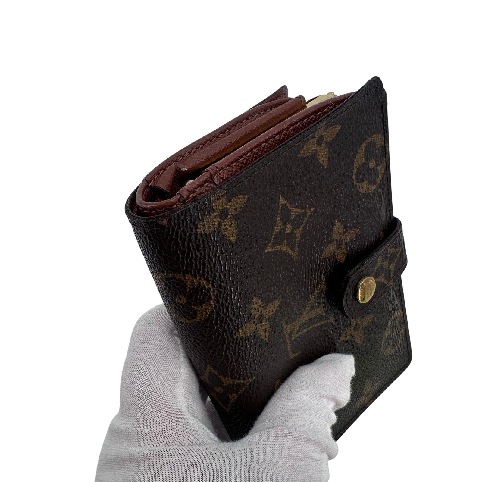 Louis Vuitton LV Monogram Kisslock Wallet