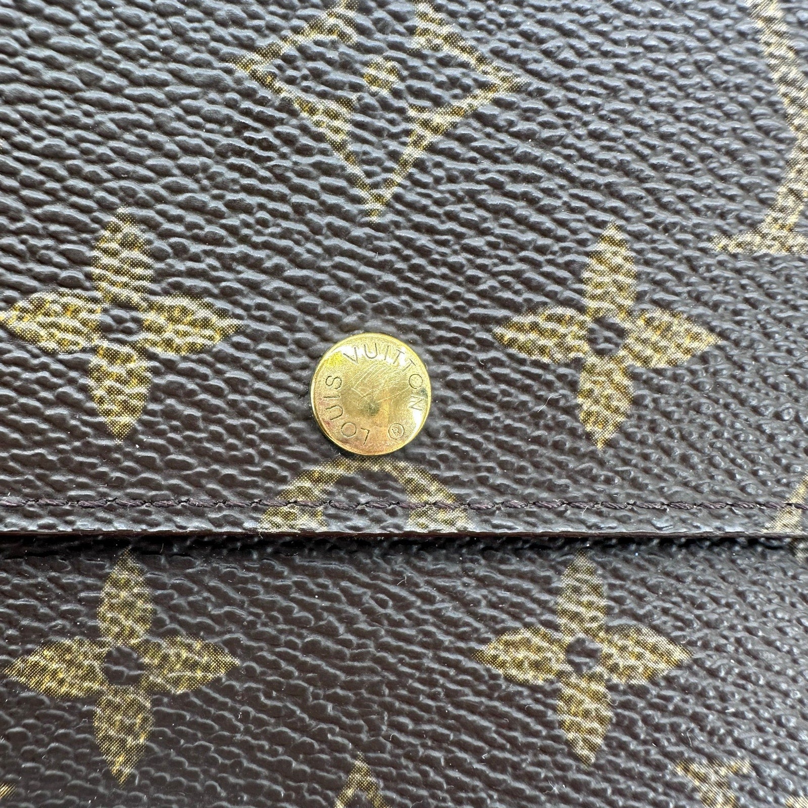 Louis Vuitton LV Monogram Long Sarah Wallet