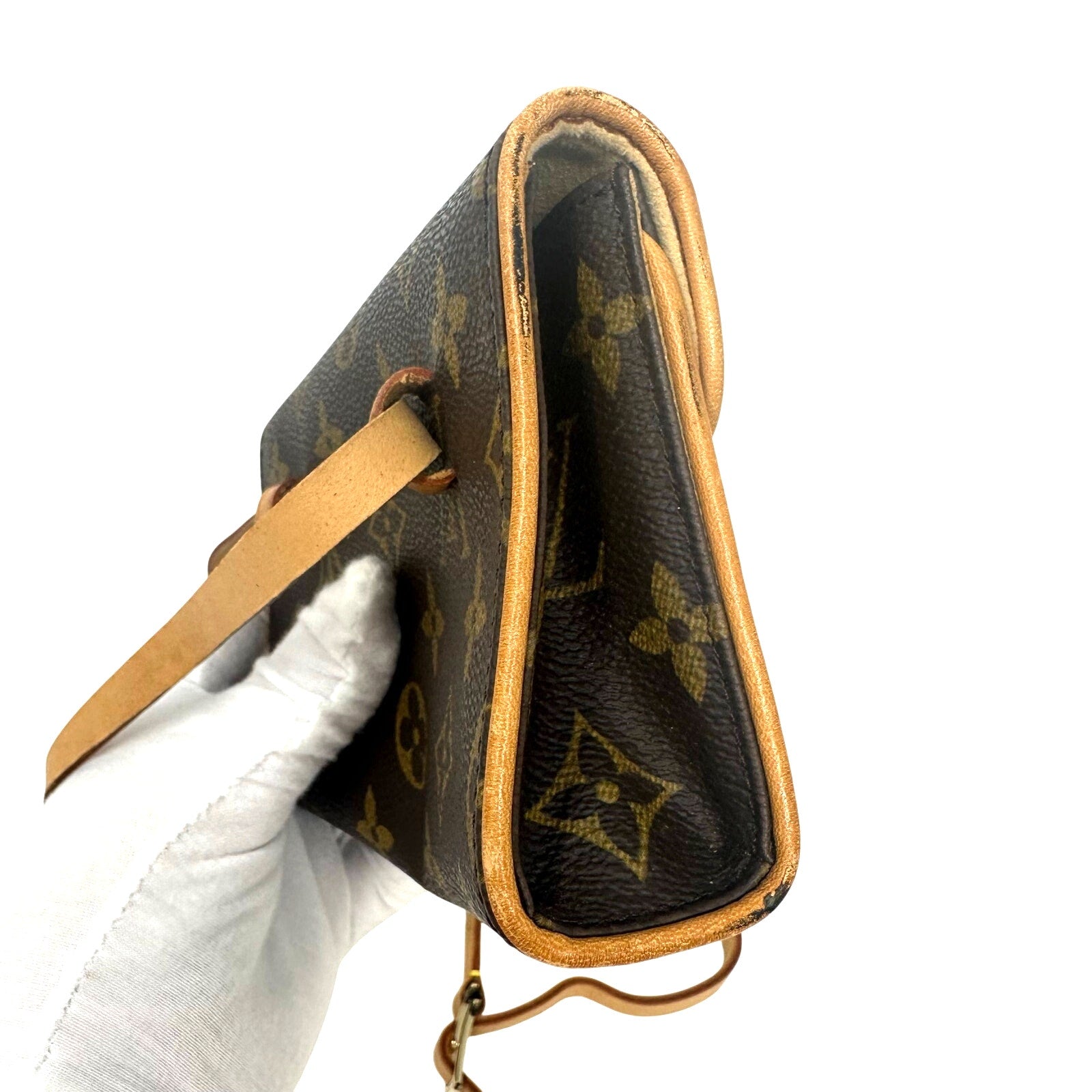 Louis Vuitton LV Monogram Florentine Belt Bag Size S Small