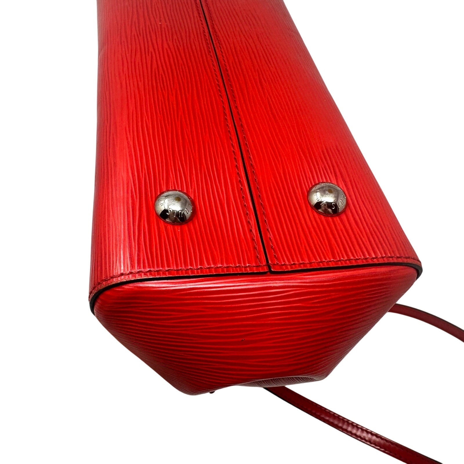 Louis Vuitton LV Marly BB Epi Leather Shoulder Bag Coquelicot Red Crossbody