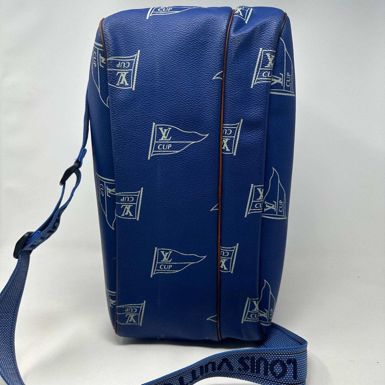 Louis Vuitton LV Cup Blue Monogram Sail Sac Cowes Messenger Bag
