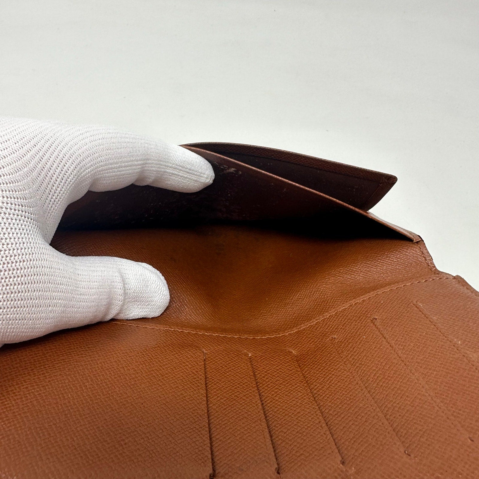 Louis Vuitton LV Monogram Brazza Tall Bifold Wallet