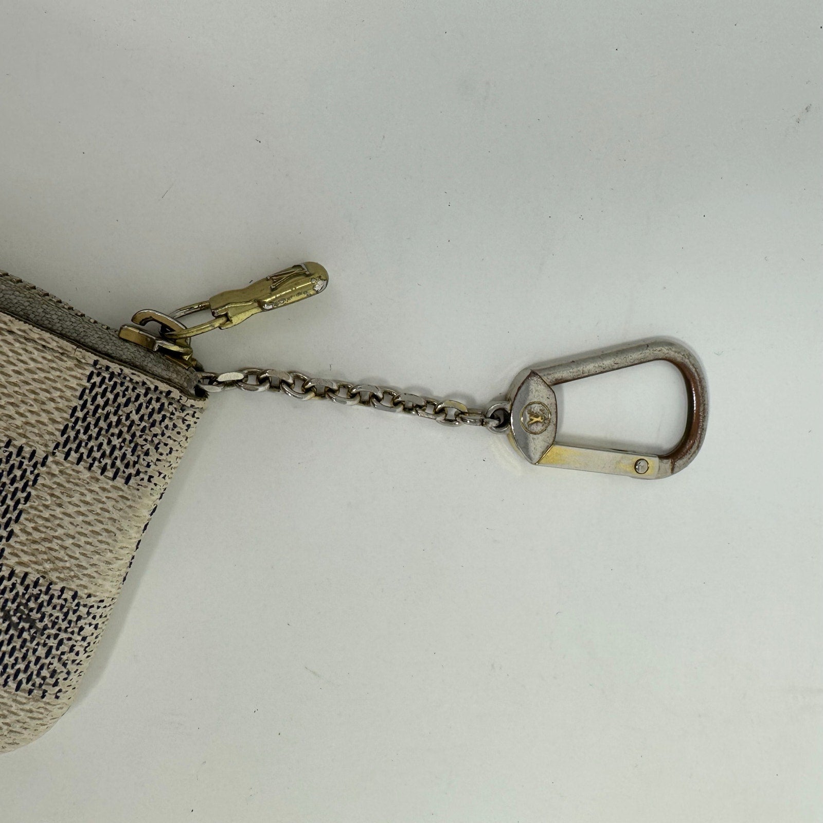 Louis Vuitton LV Damier Azure Coin Cles Pouch Keychain