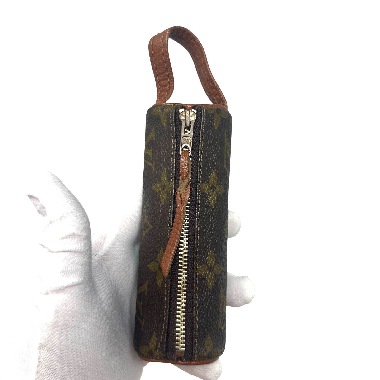 Louis Vuitton LV Monogram Trousse Ronde Golf Ball Holder Pouch