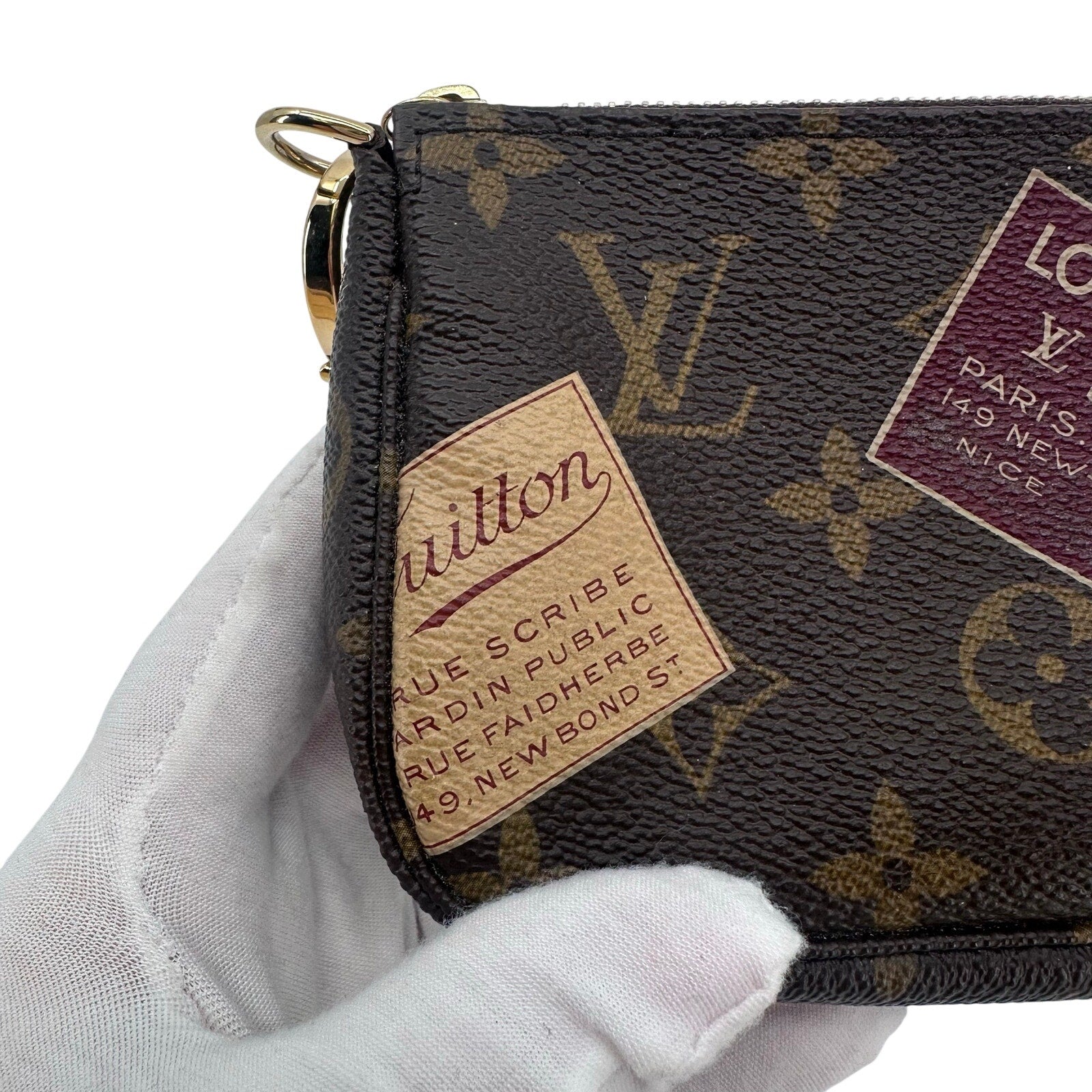 Louis Vuitton LV Monogram Limited Edition Wardrobe Trunks Mini Pochette Full Set