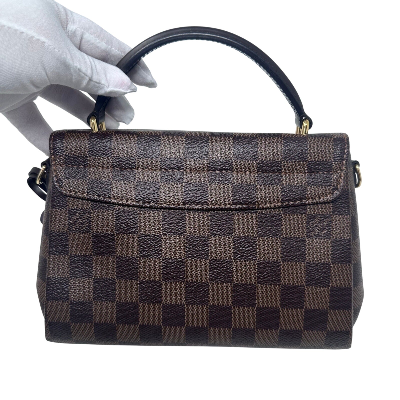 Louis Vuitton LV Damier Ebene Croisette Crossbody Bag Full Inclusion