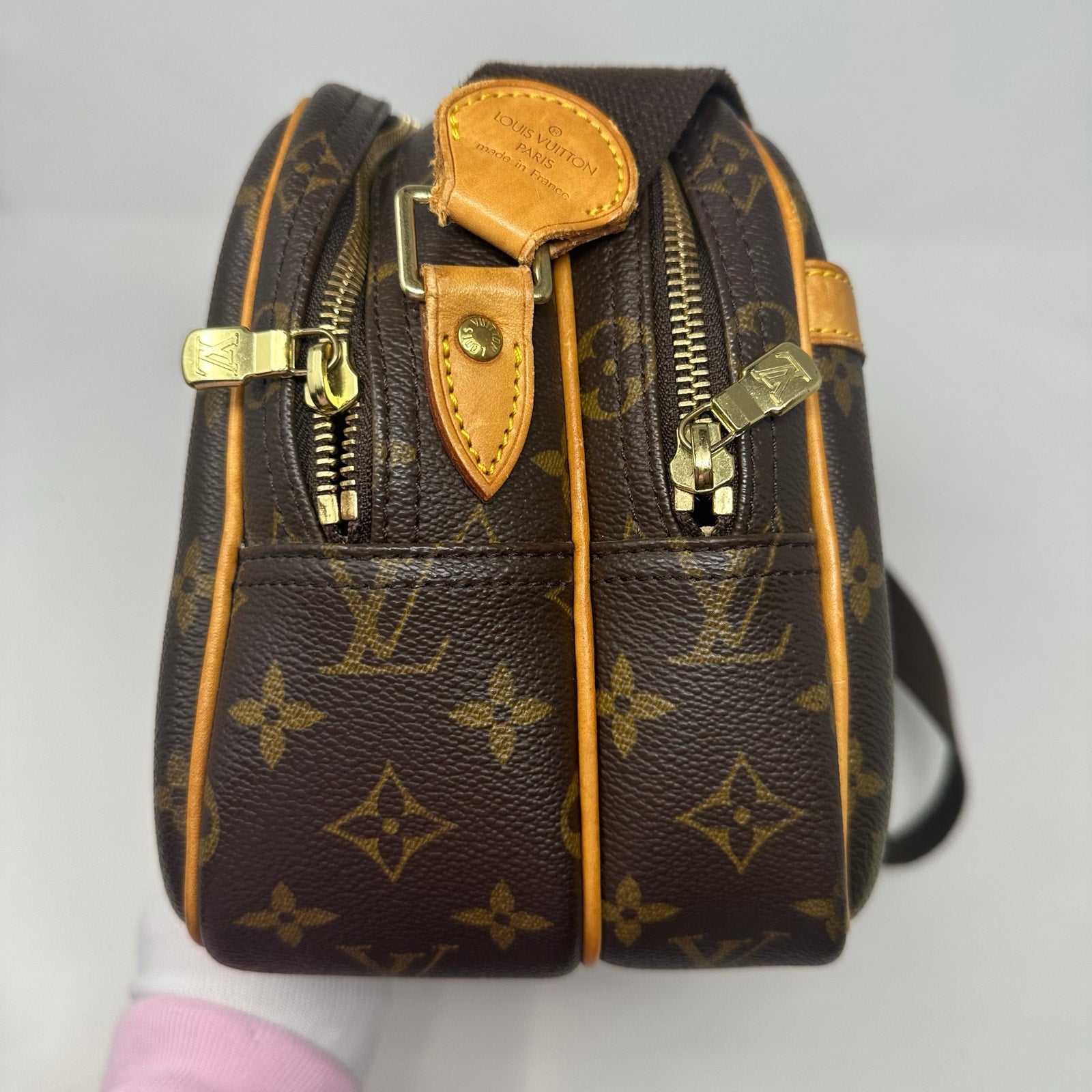 Louis Vuitton LV Monogram Reporter PM Crossbody Messenger Bag