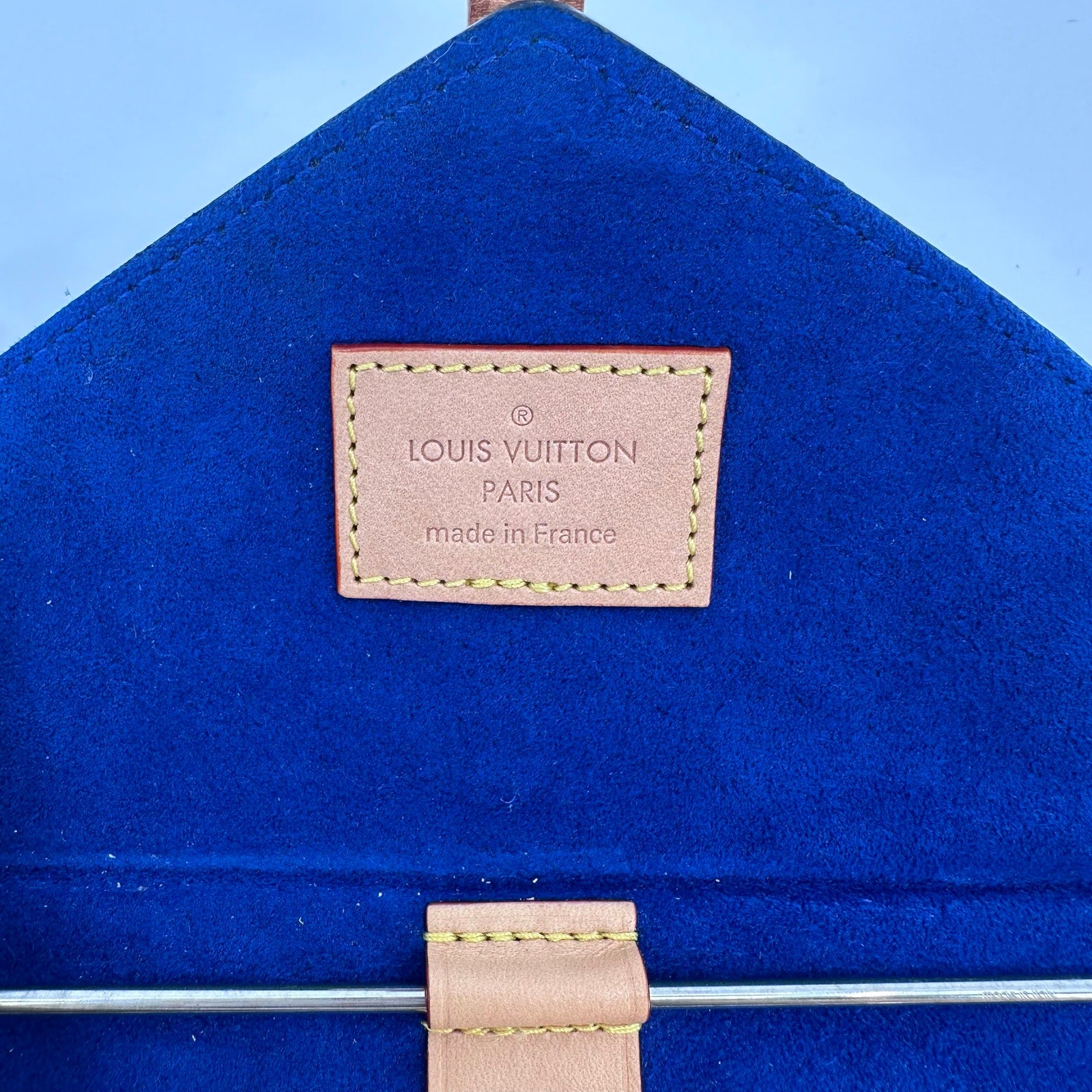 Louis Vuitton LV Monogram Metallic MNG Straw Pouch Set