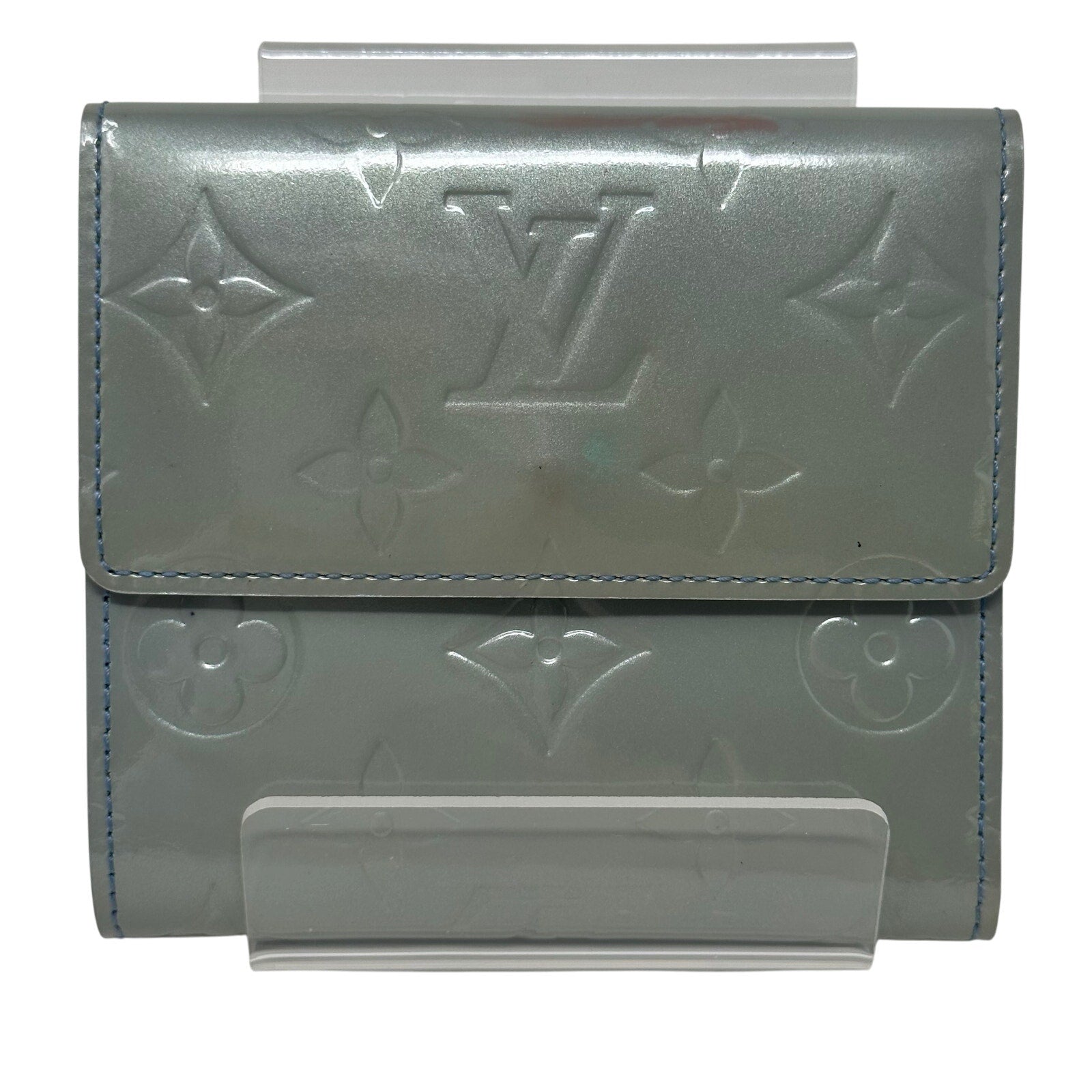 Louis Vuitton LV Vernis Monogram Elise Wallet Light Blue
