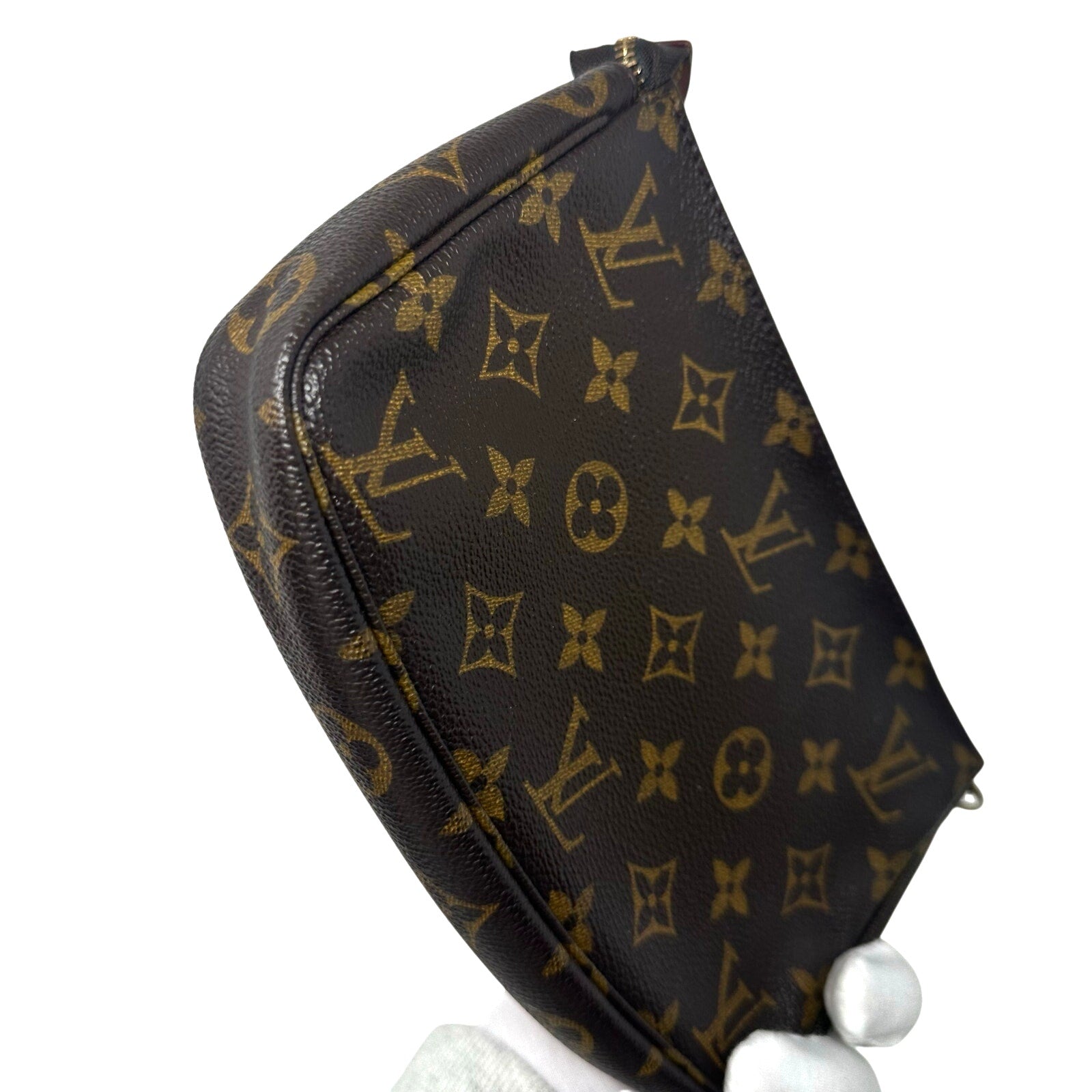 Louis Vuitton LV Monogram Pochette Clutch Bag