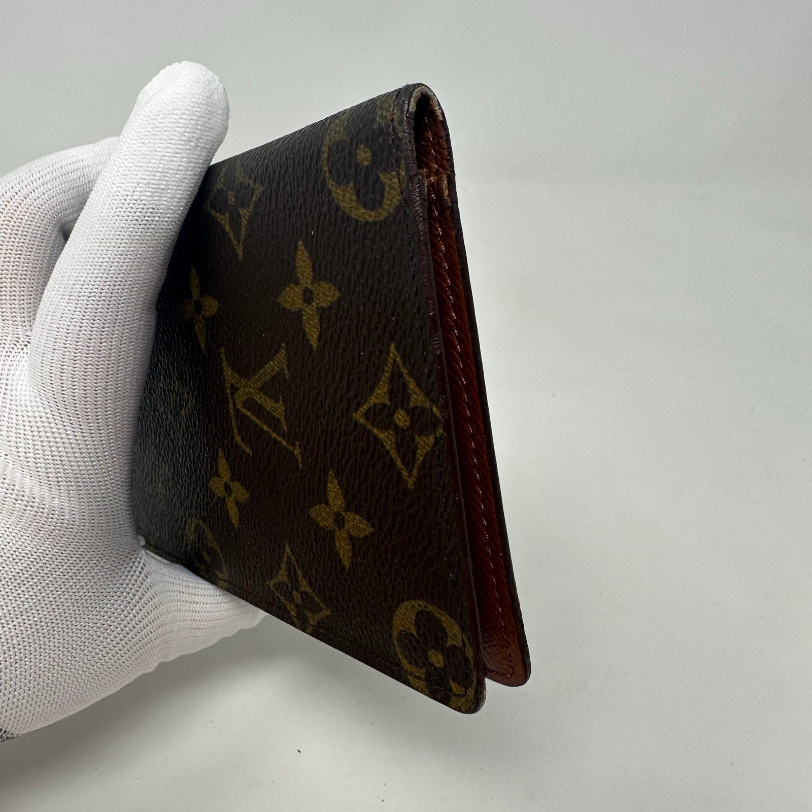 Louis Vuitton LV Monogram Brazza Tall Bifold Wallet
