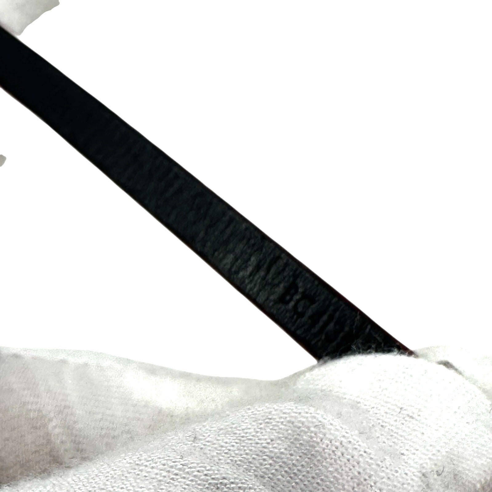 Louis Vuitton LV Edge It Damier Ebene Black Red Leather Bracelet