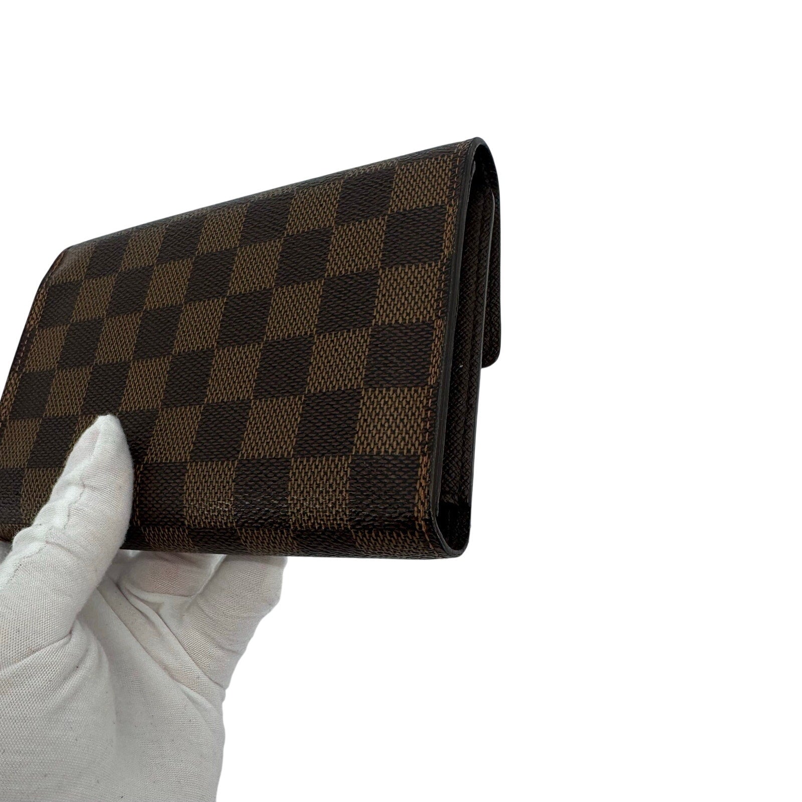 Louis Vuitton LV Damier Ebene Porte Tresor Etui Papie International Wallet