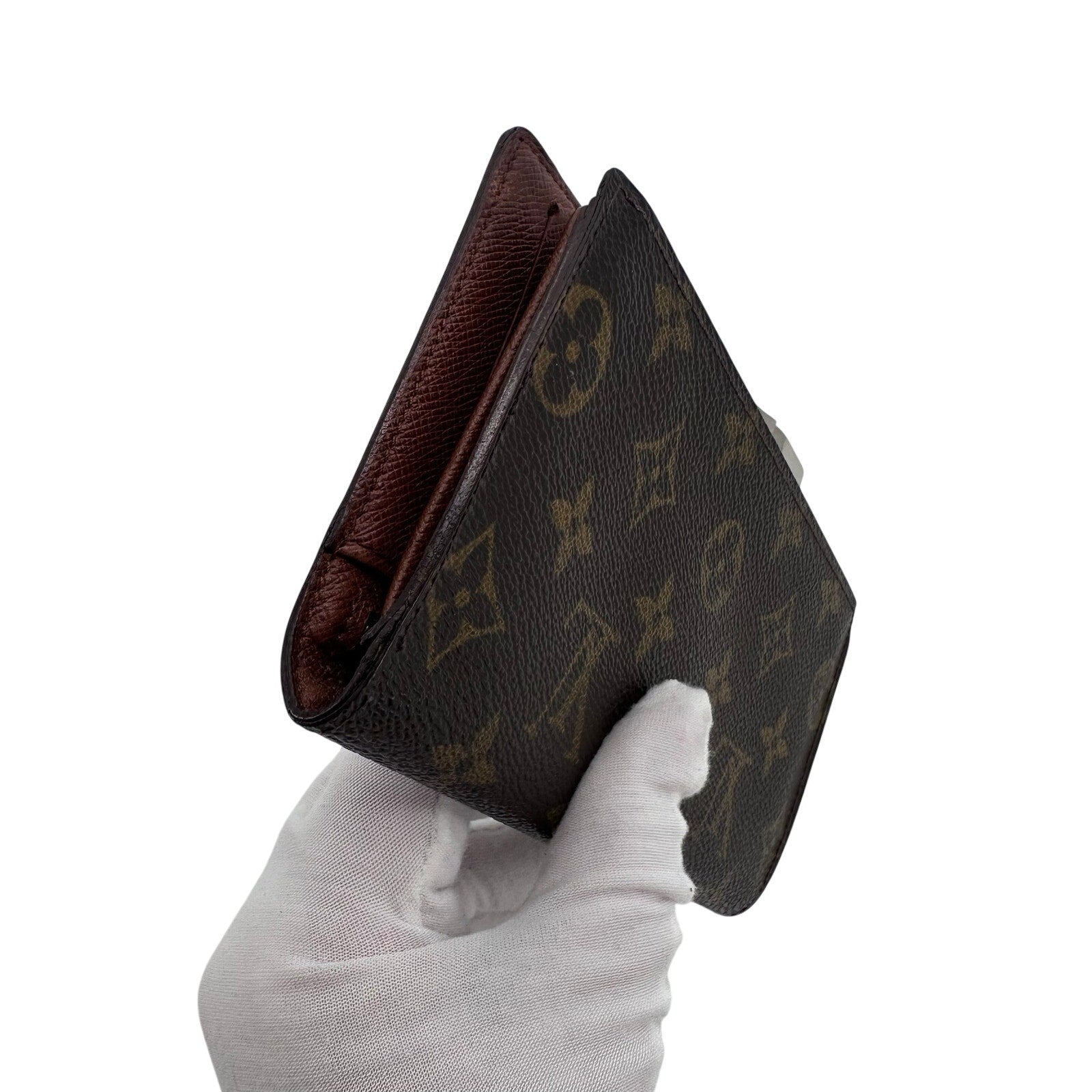 Louis Vuitton LV Monogram Kisslock Long Wallet