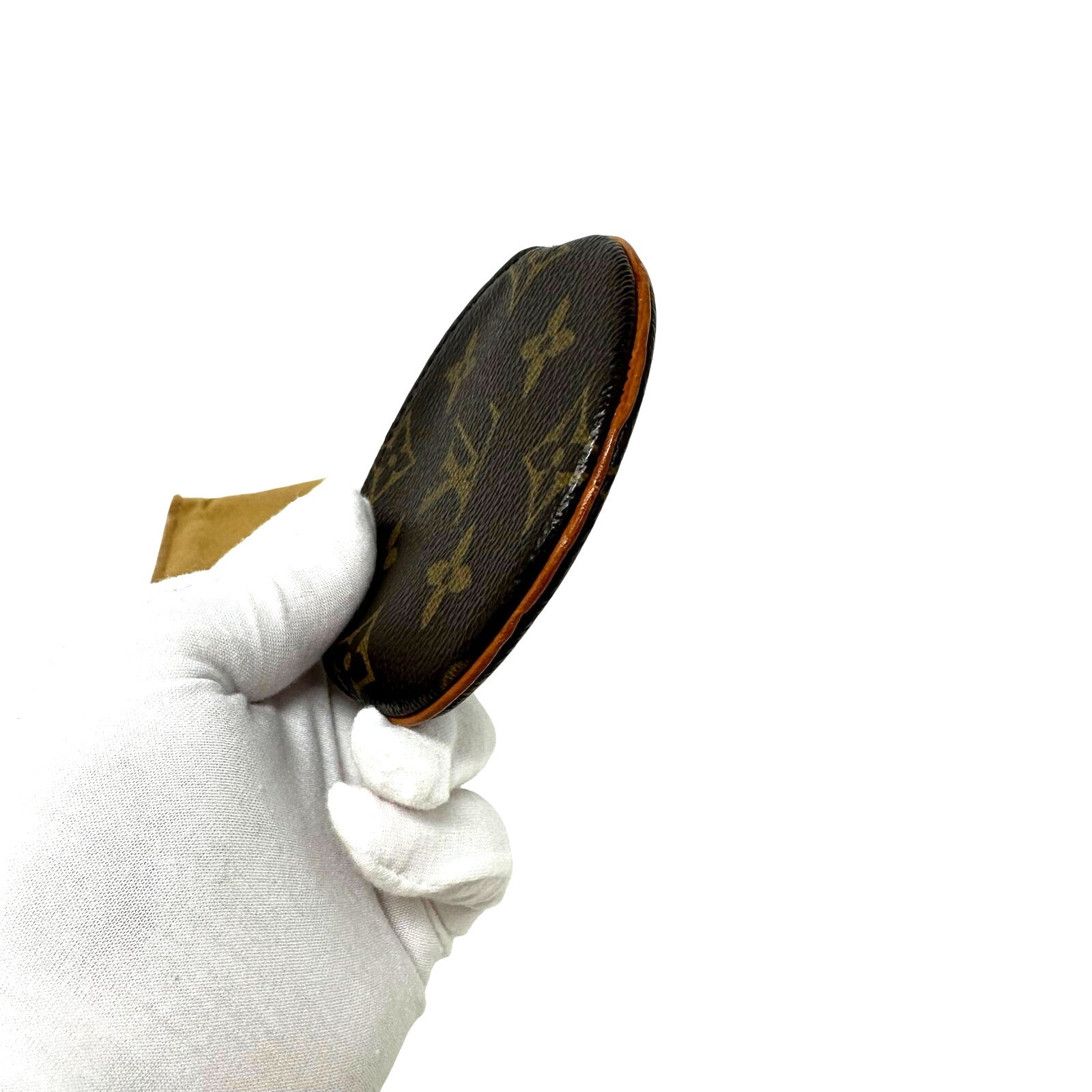 Louis Vuitton LV Monogram Porte Monnaie Round Coin Purse Pouch