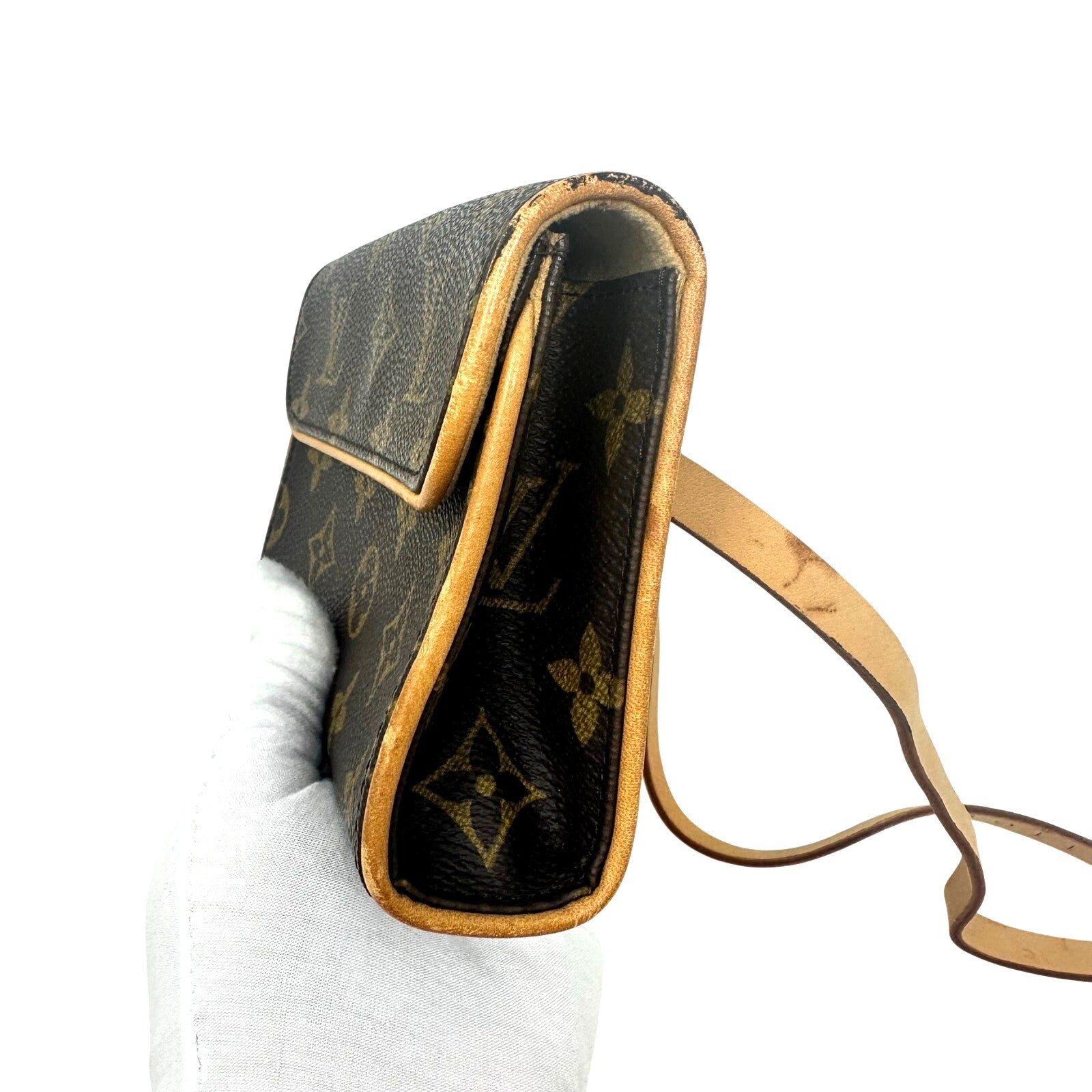 Louis Vuitton LV Monogram Florentine Belt Bag Size S Small