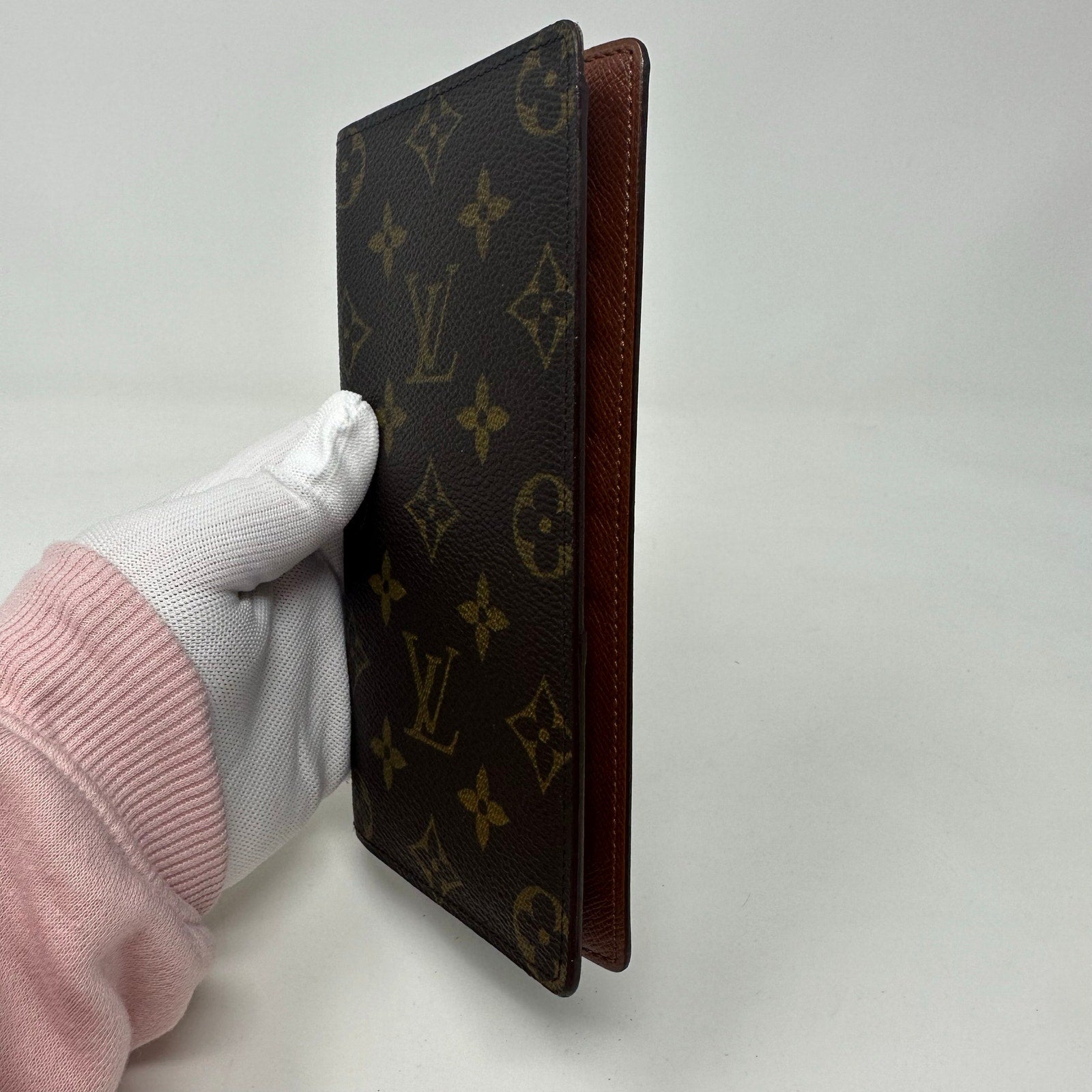 Louis Vuitton LV Monogram Brazza Tall Bifold Wallet