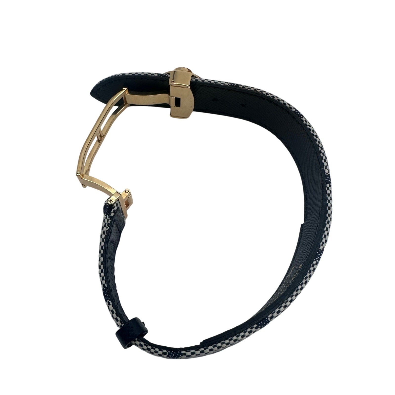Louis Vuitton LV Mini Lin Monogram Good Luck Bracelet Navy
