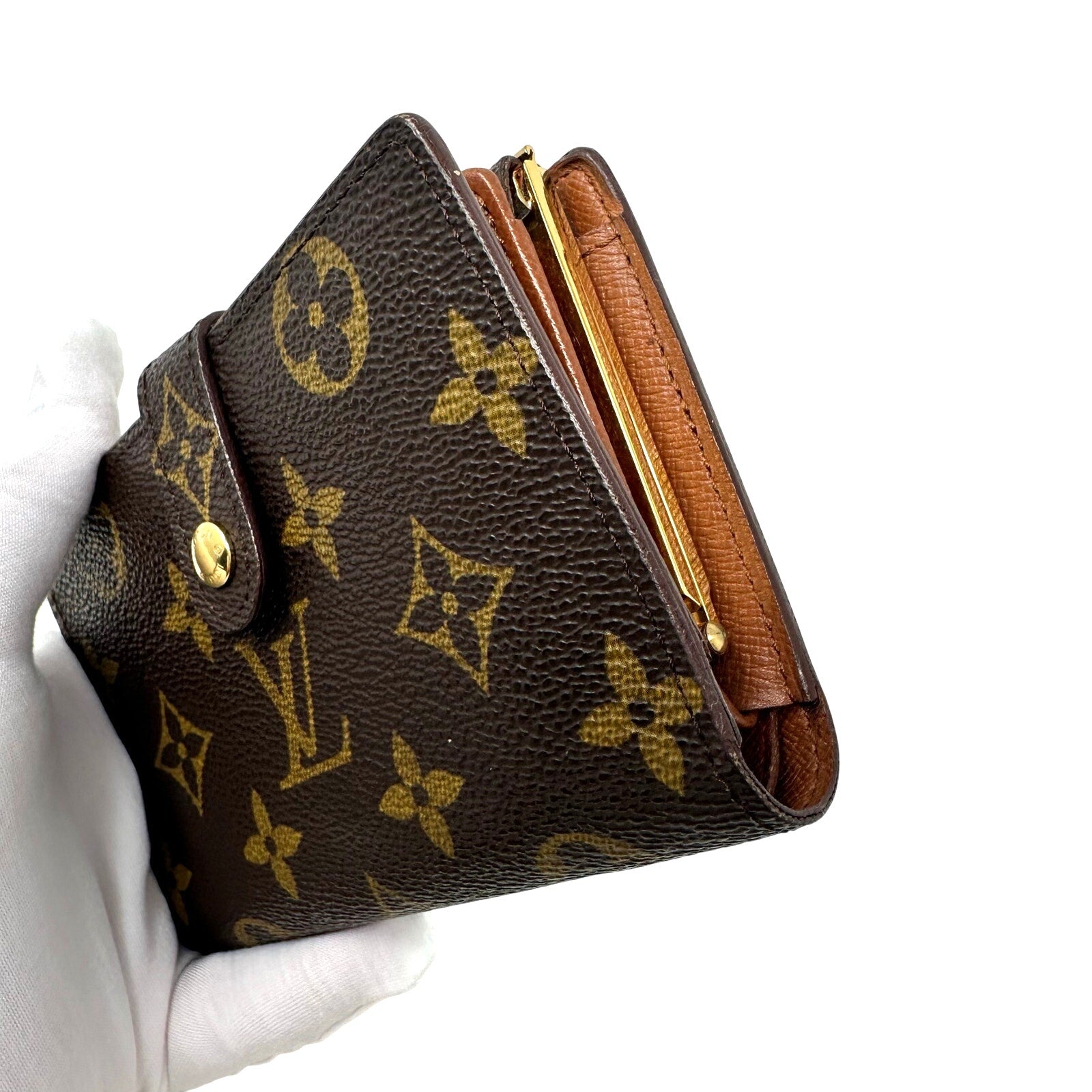 Louis Vuitton LV Monogram Kisslock Wallet
