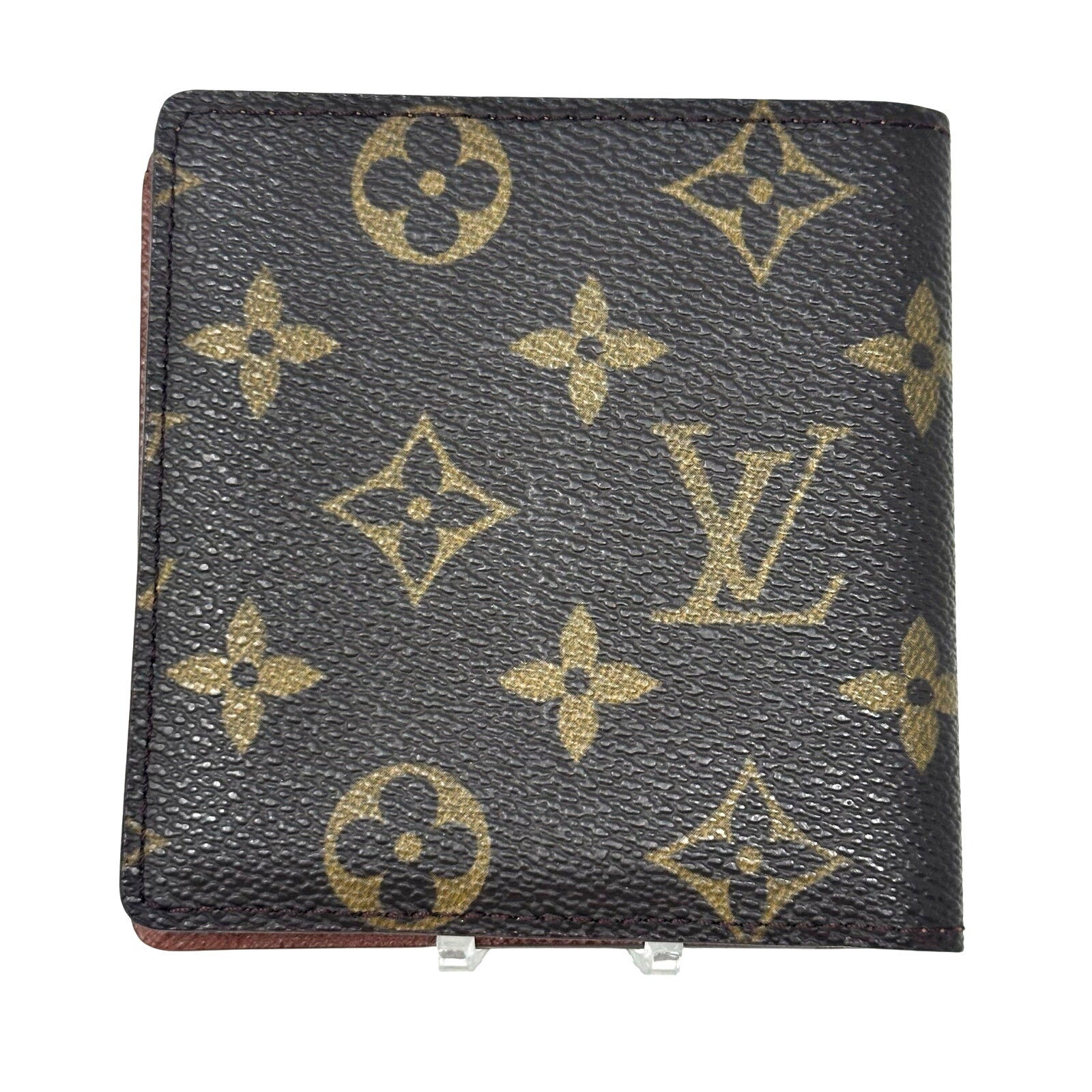 Louis Vuitton LV Monogram Slim Profile Bifold Wallet Card Holder