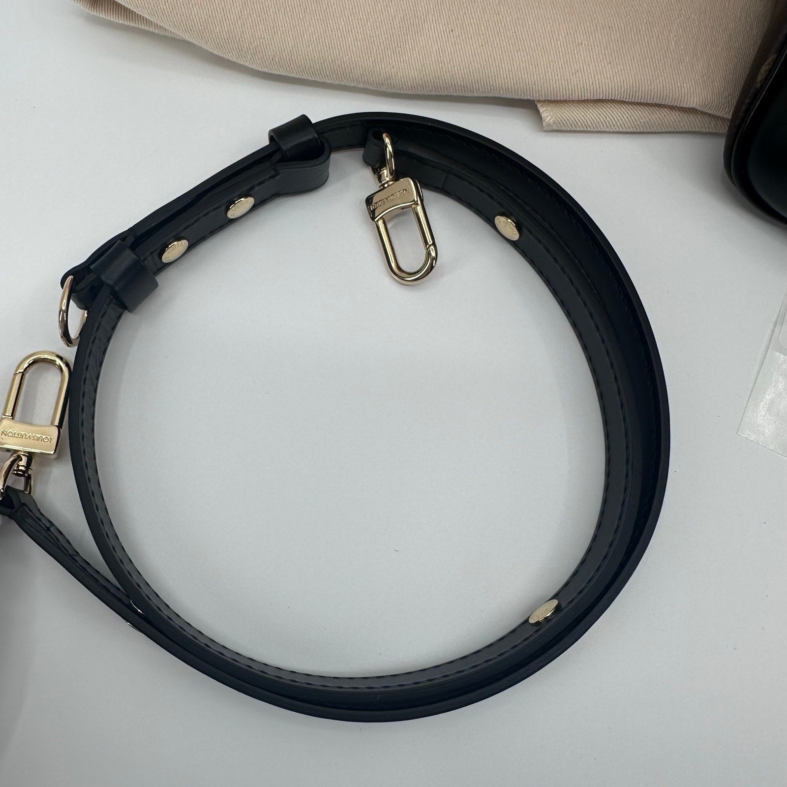 Louis Vuitton LV Monogram Boulogne NM MNG Noir Trim Crossbody Shoulder Bag