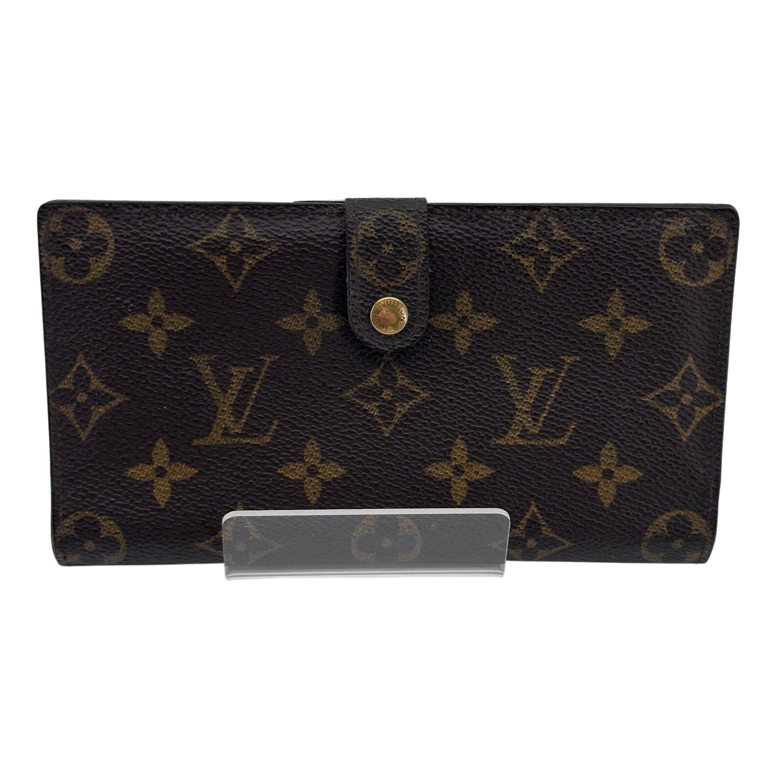 Louis Vuitton LV Monogram Kisslock Long Wallet