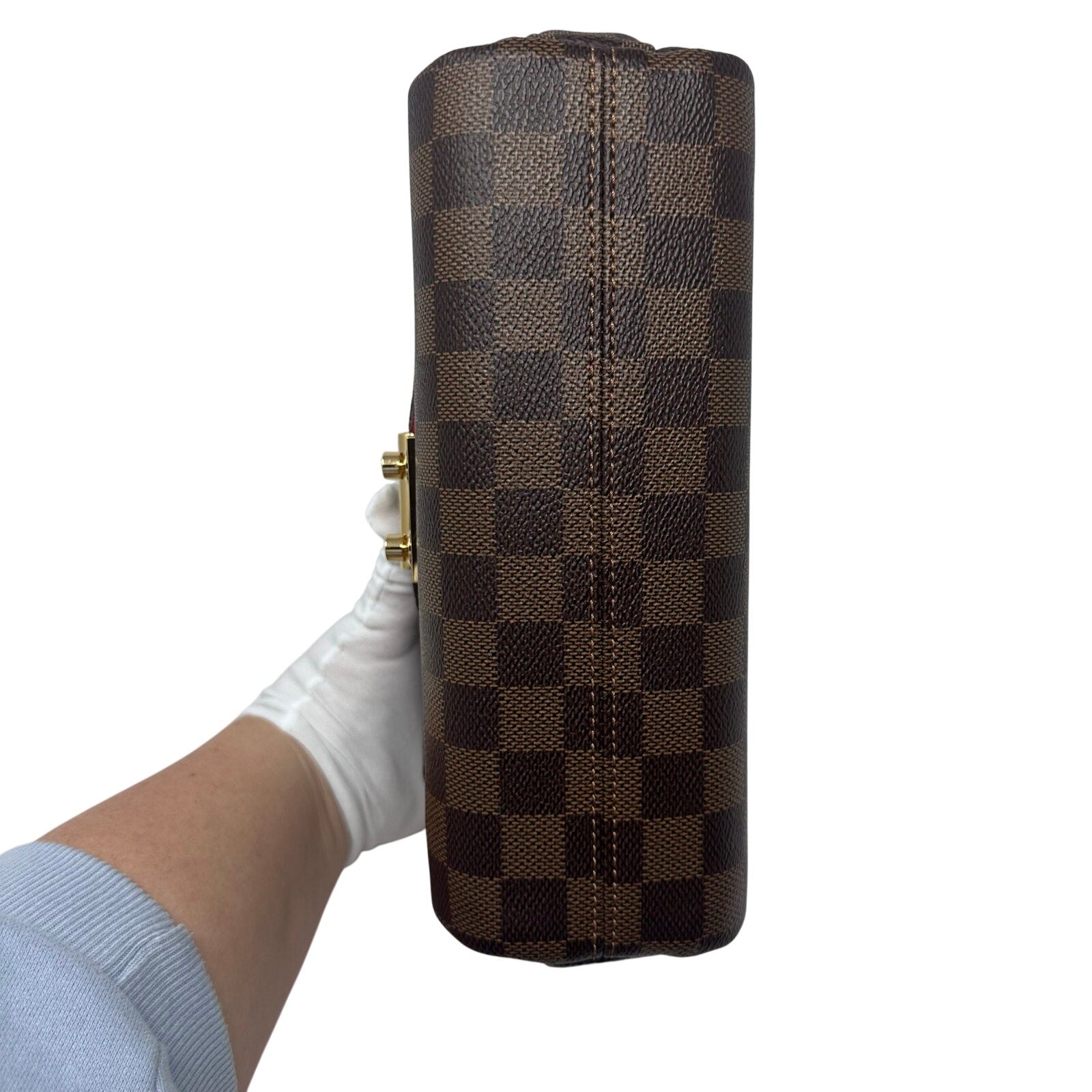 Louis Vuitton LV Damier Ebene Croisette Crossbody Bag Full Inclusion
