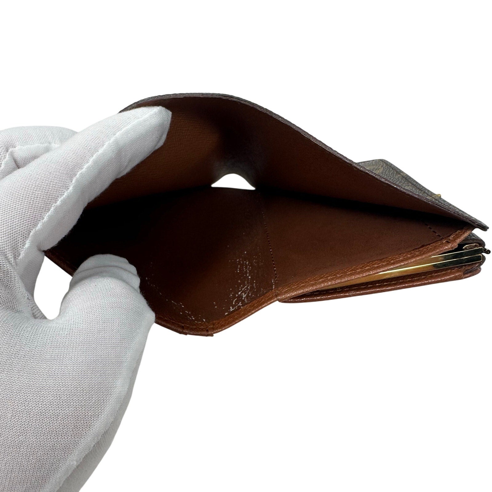 Louis Vuitton LV Monogram Kisslock Wallet