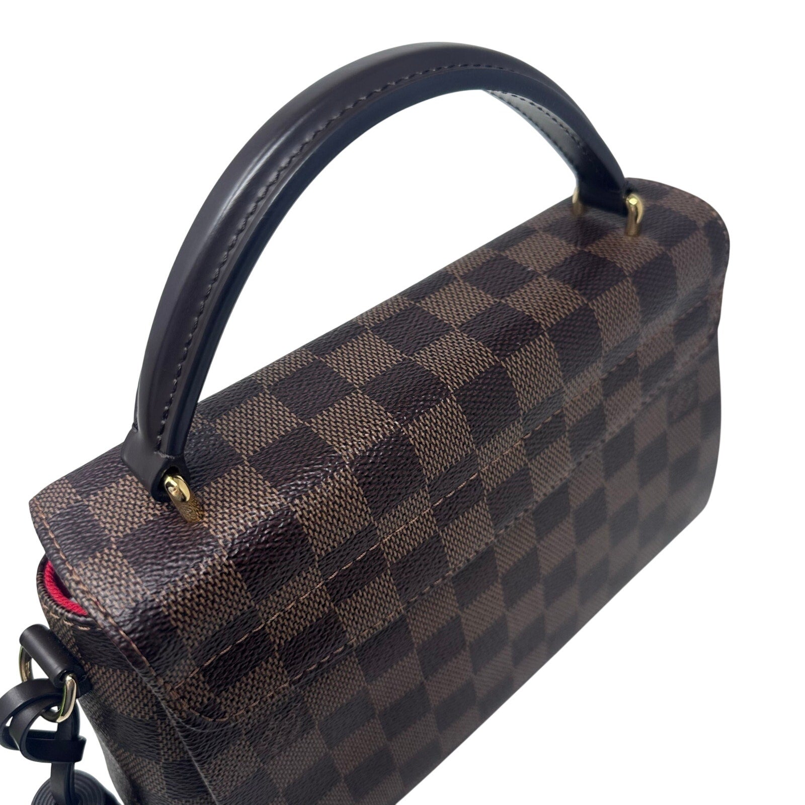 Louis Vuitton LV Damier Ebene Croisette Crossbody Bag Full Inclusion