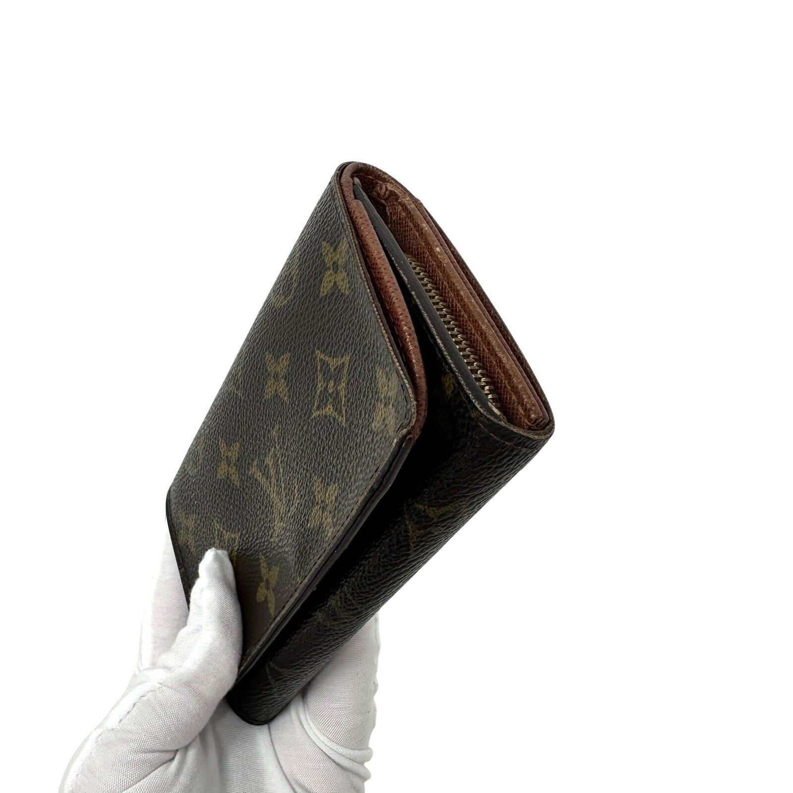 Louis Vuitton LV Monogram Porte Monnaie Tresor Wallet