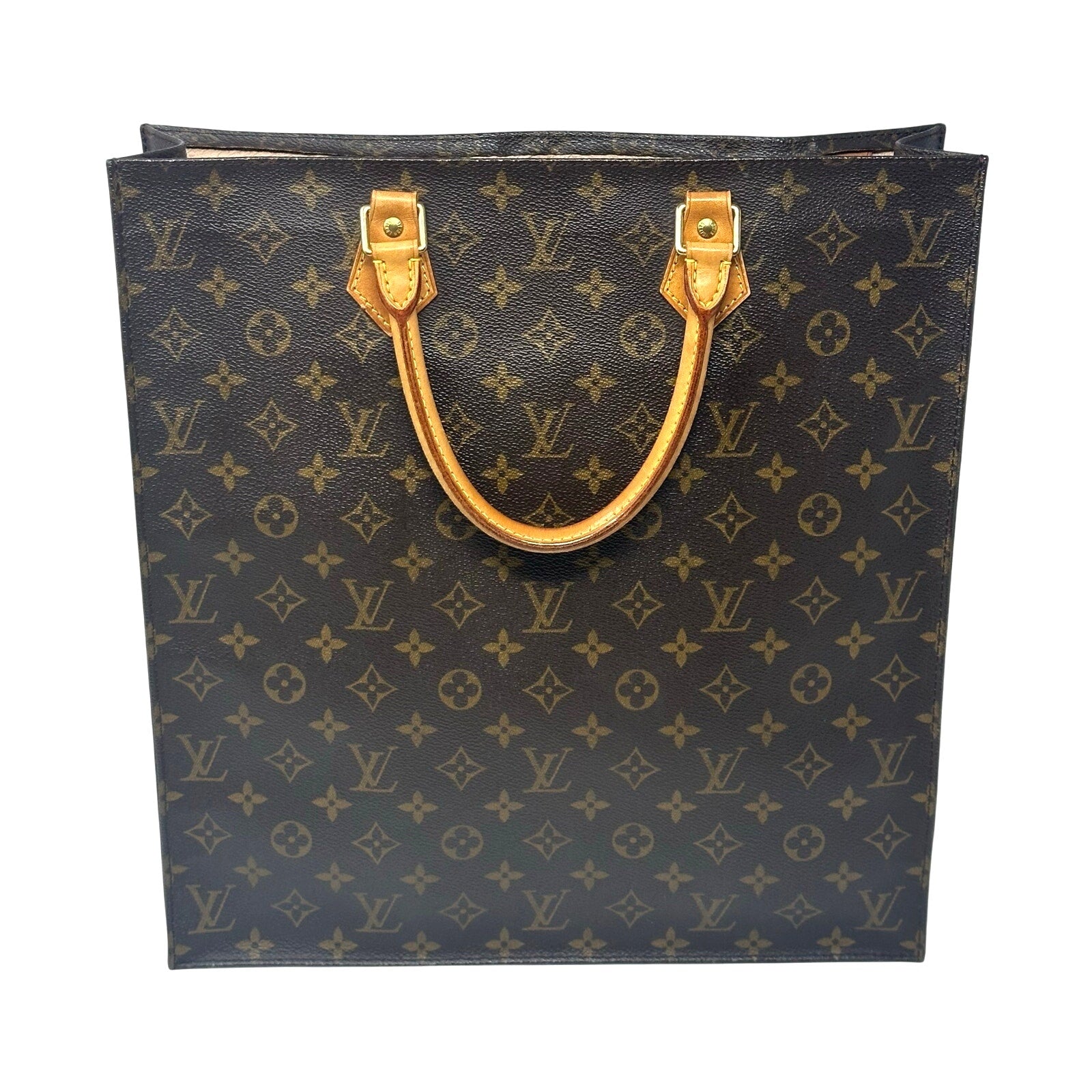 Louis Vuitton LV Monogram Sac Plat Tote Bag