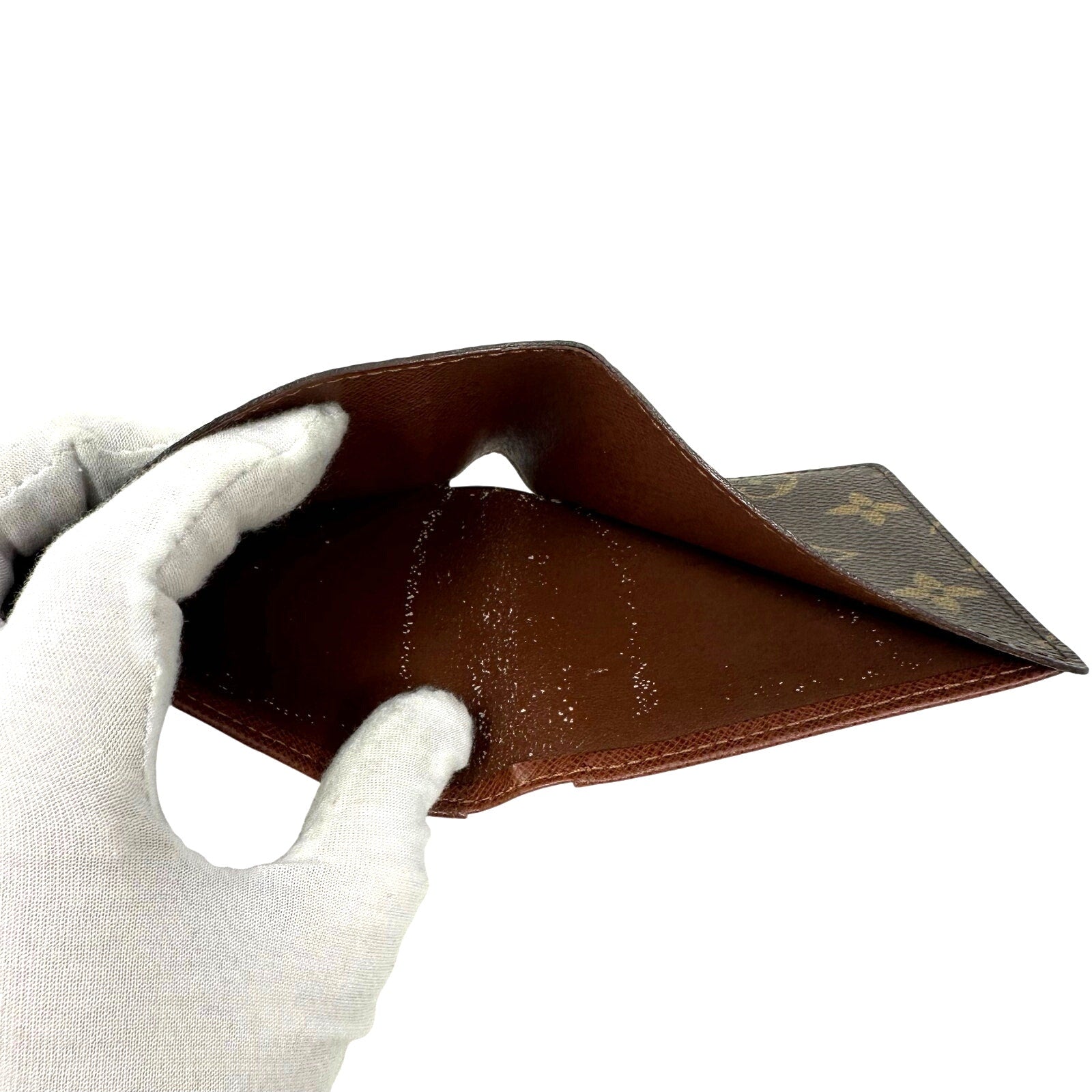 Louis Vuitton LV Monogram Slim Profile Bifold Wallet Card Holder