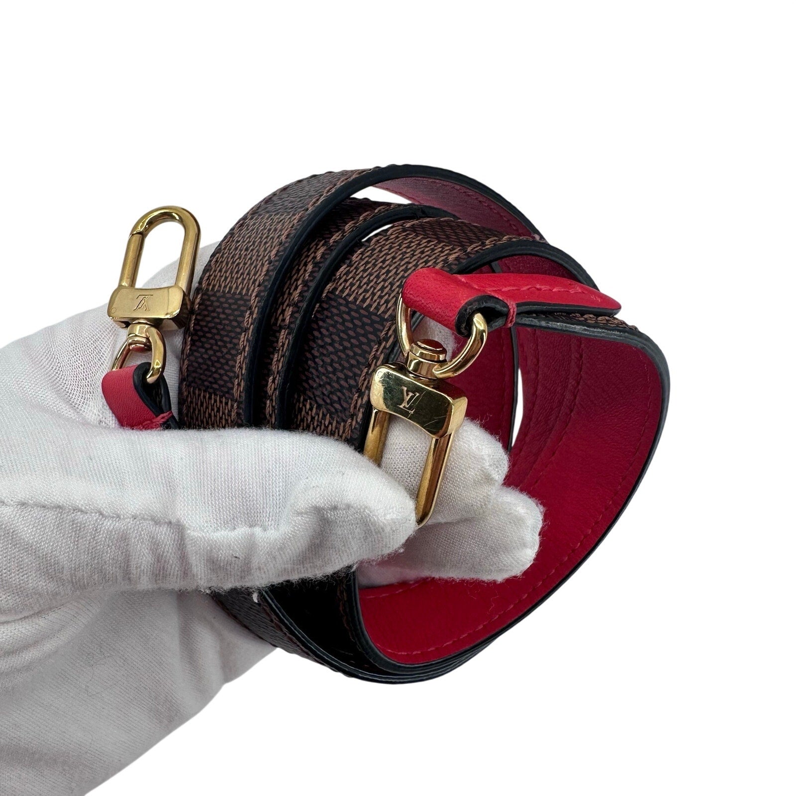 Louis Vuitton LV Damier Ebene Stories Box Trunk Crossbody Bag With Patches Full Set