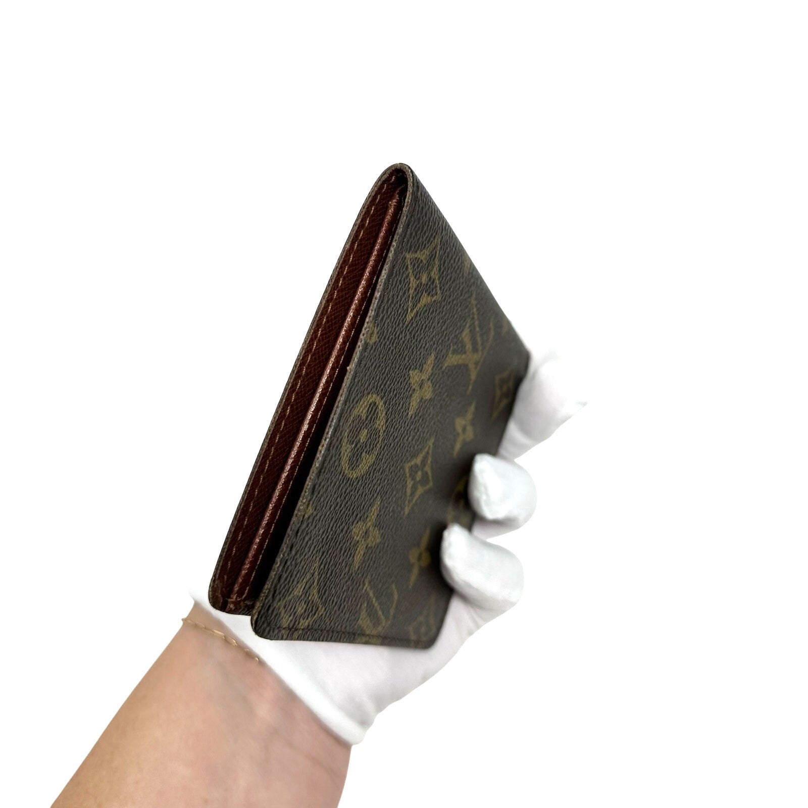 Louis Vuitton LV Monogram Slim Tall Cardholder Bifold Wallet